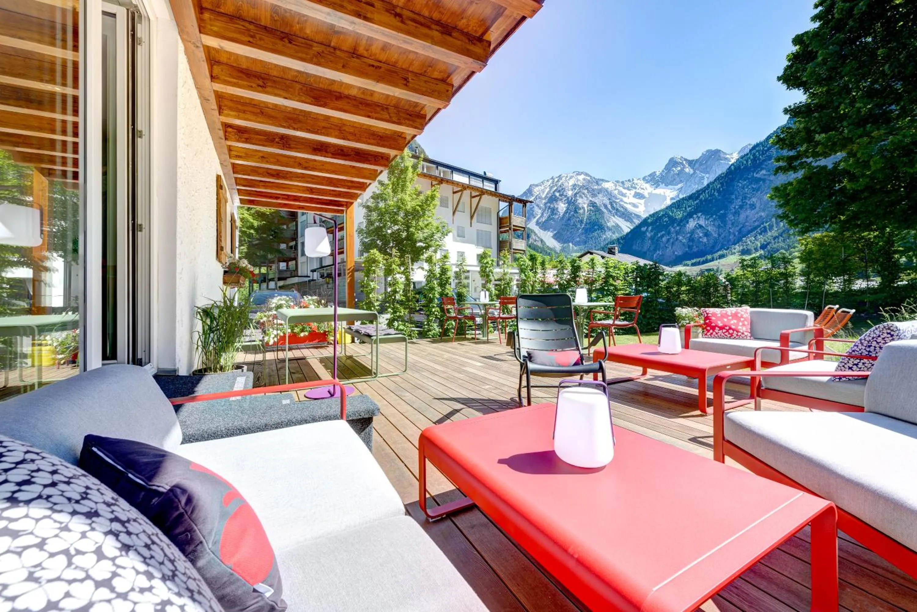Balcony/Terrace in Hotel Lün