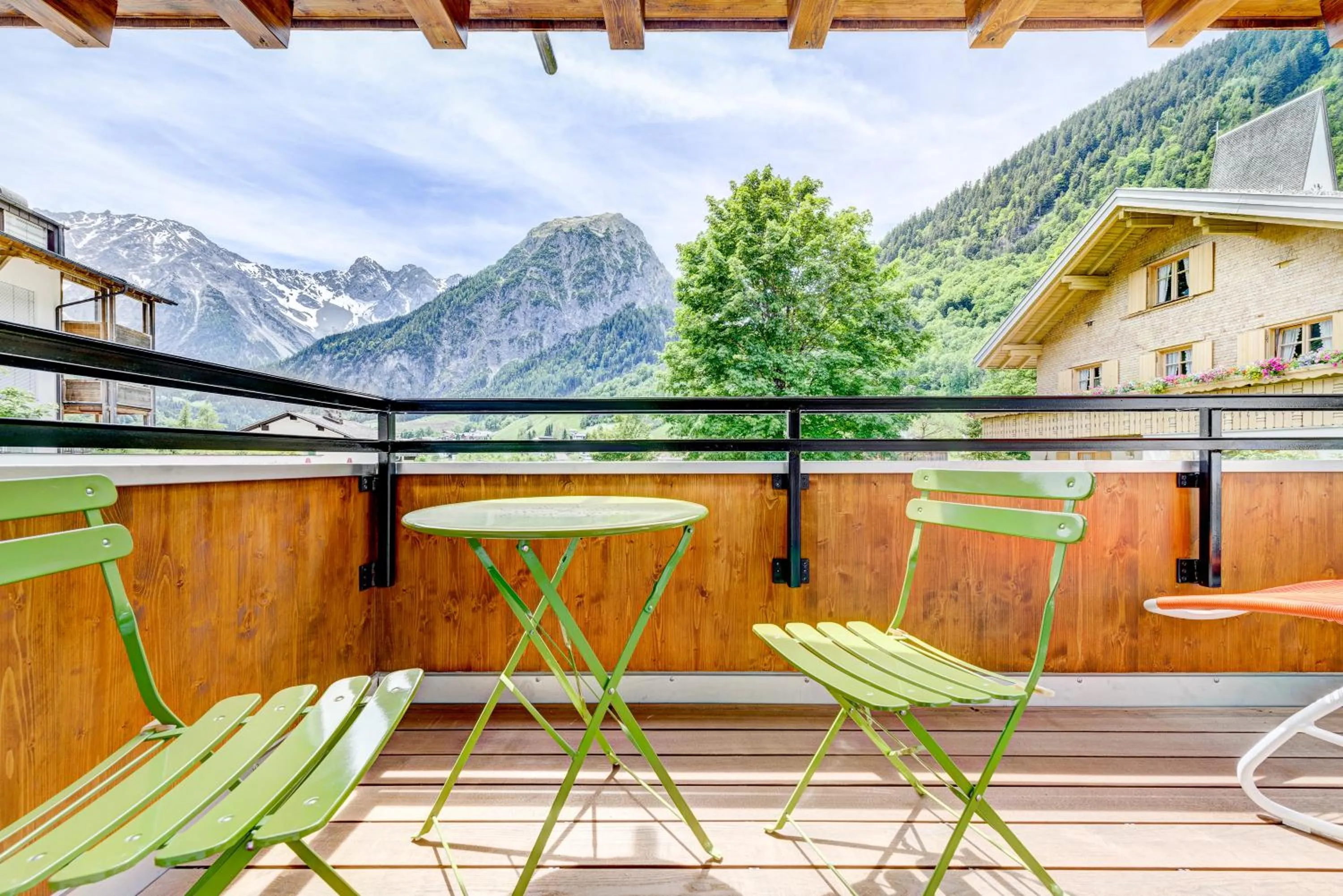Balcony/Terrace in Hotel Lün