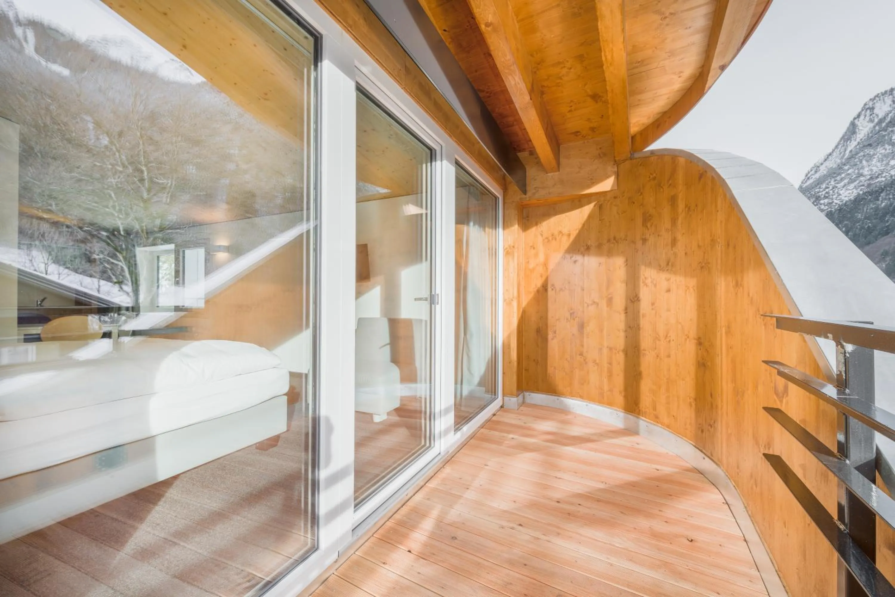 Comfort Double Room with Balcony in Hotel Lün