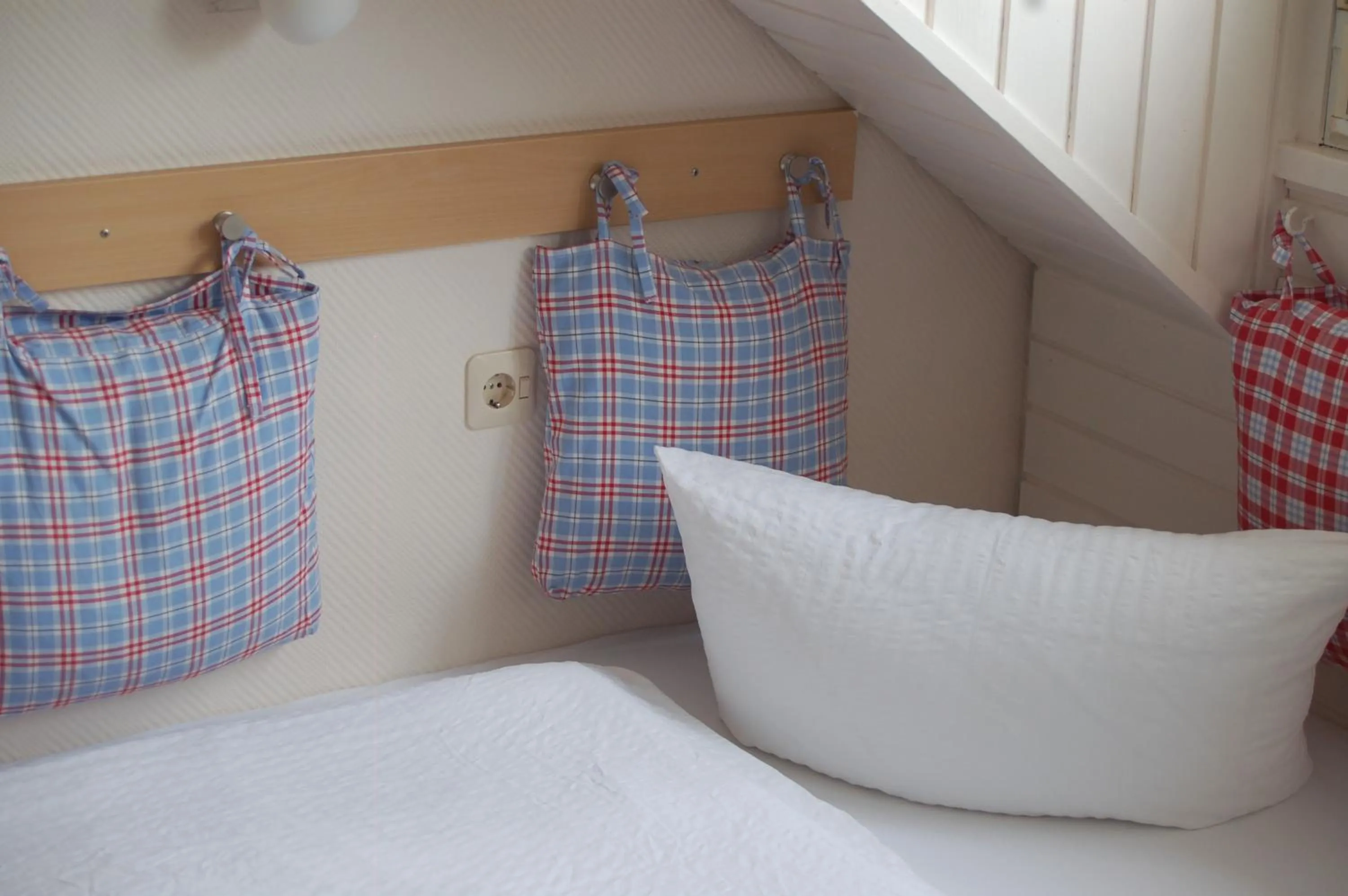 Bed in Hotel Leander