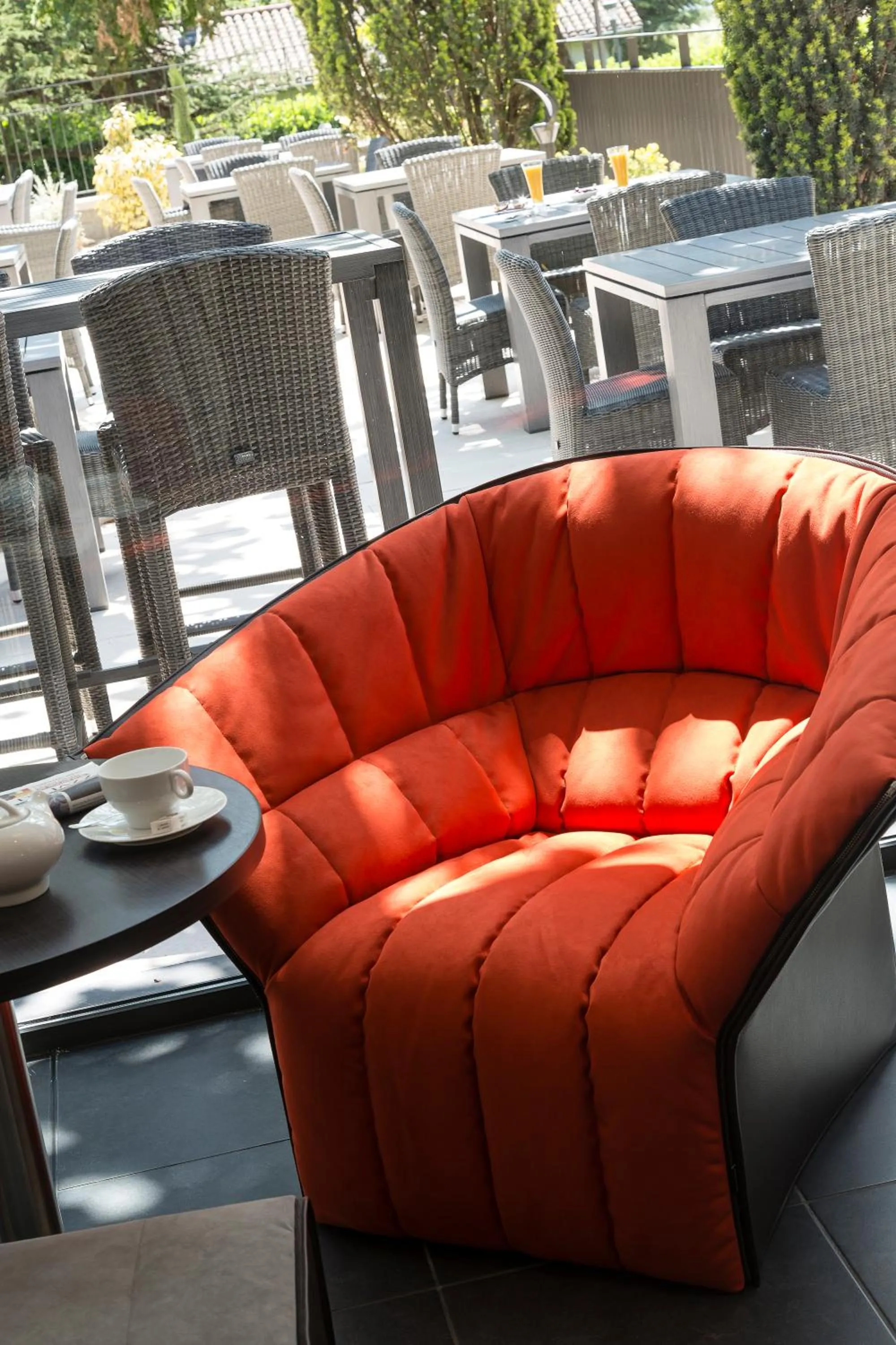 Lounge or bar in Le Cottage de Clairefontaine