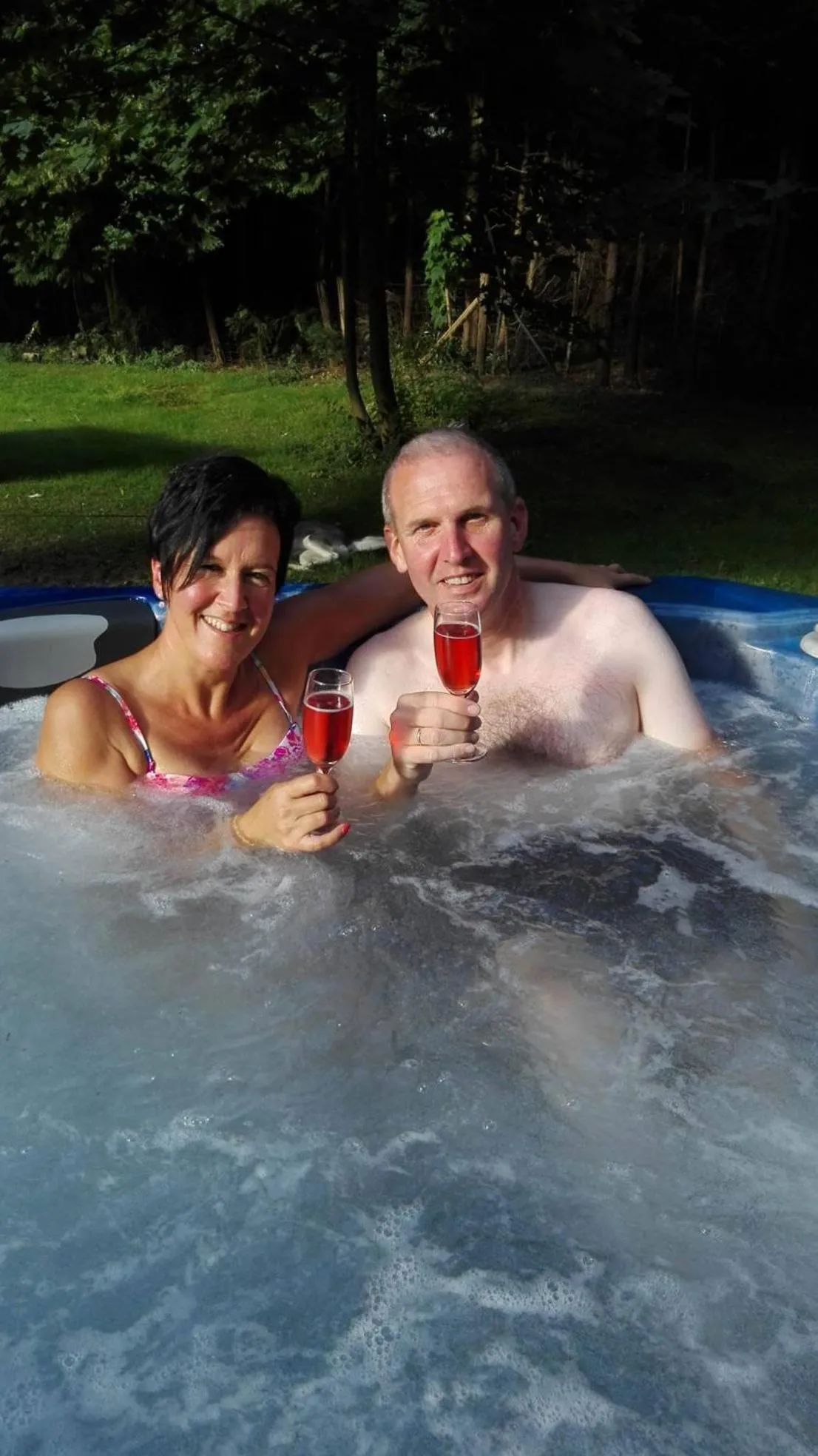 Hot Tub in B&B Chatelet Cremers