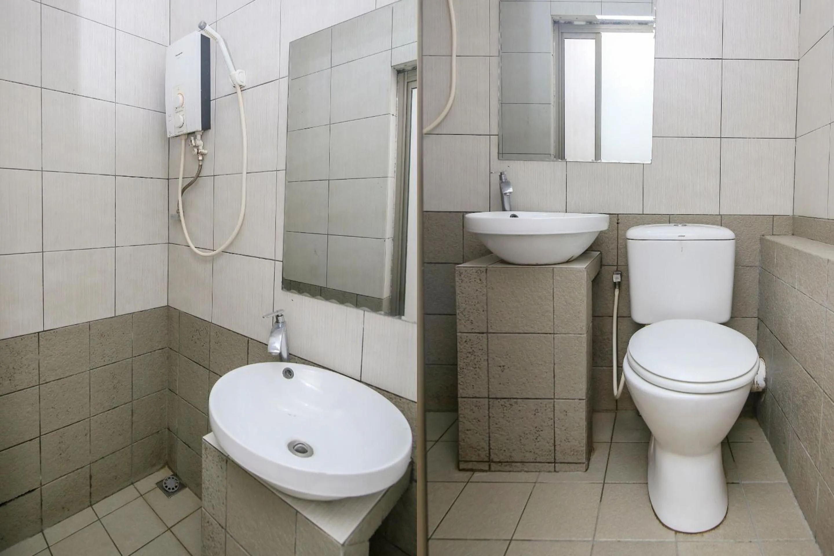 Bathroom in Hotel O Nice Stay Three Six Five Services