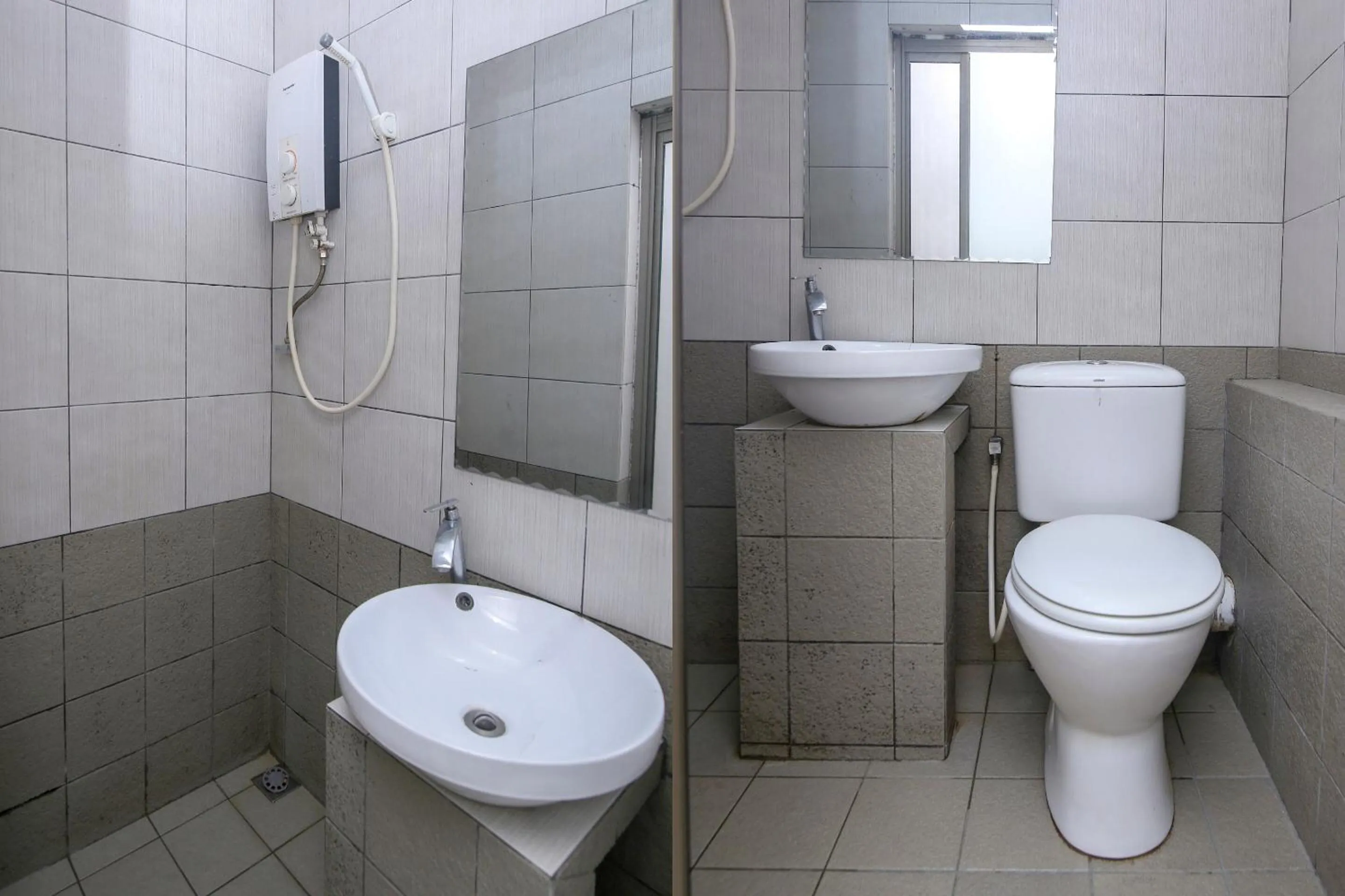 Bathroom in Hotel O Nice Stay Three Six Five Services