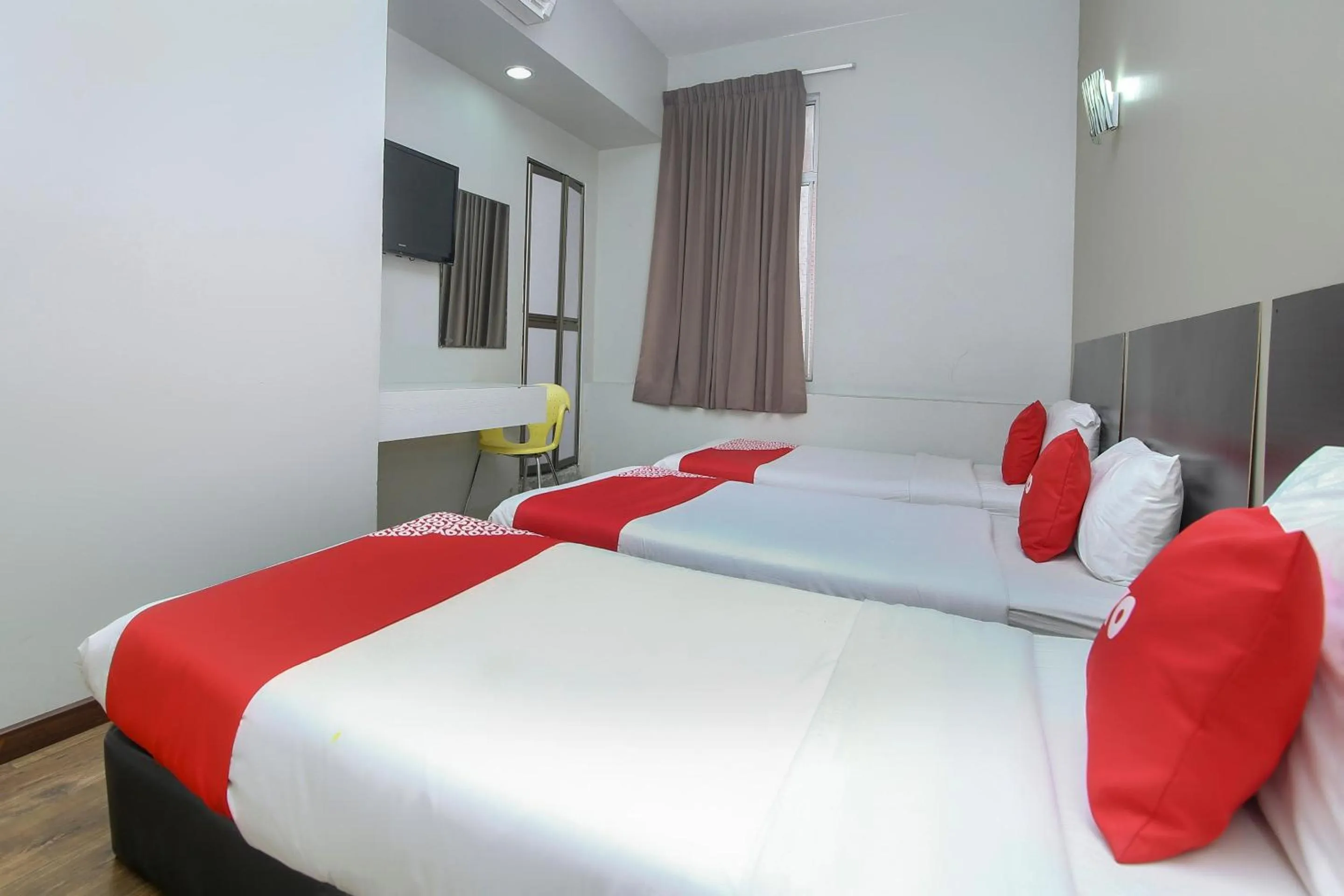 Bedroom, Bed in Hotel O Nice Stay Three Six Five Services