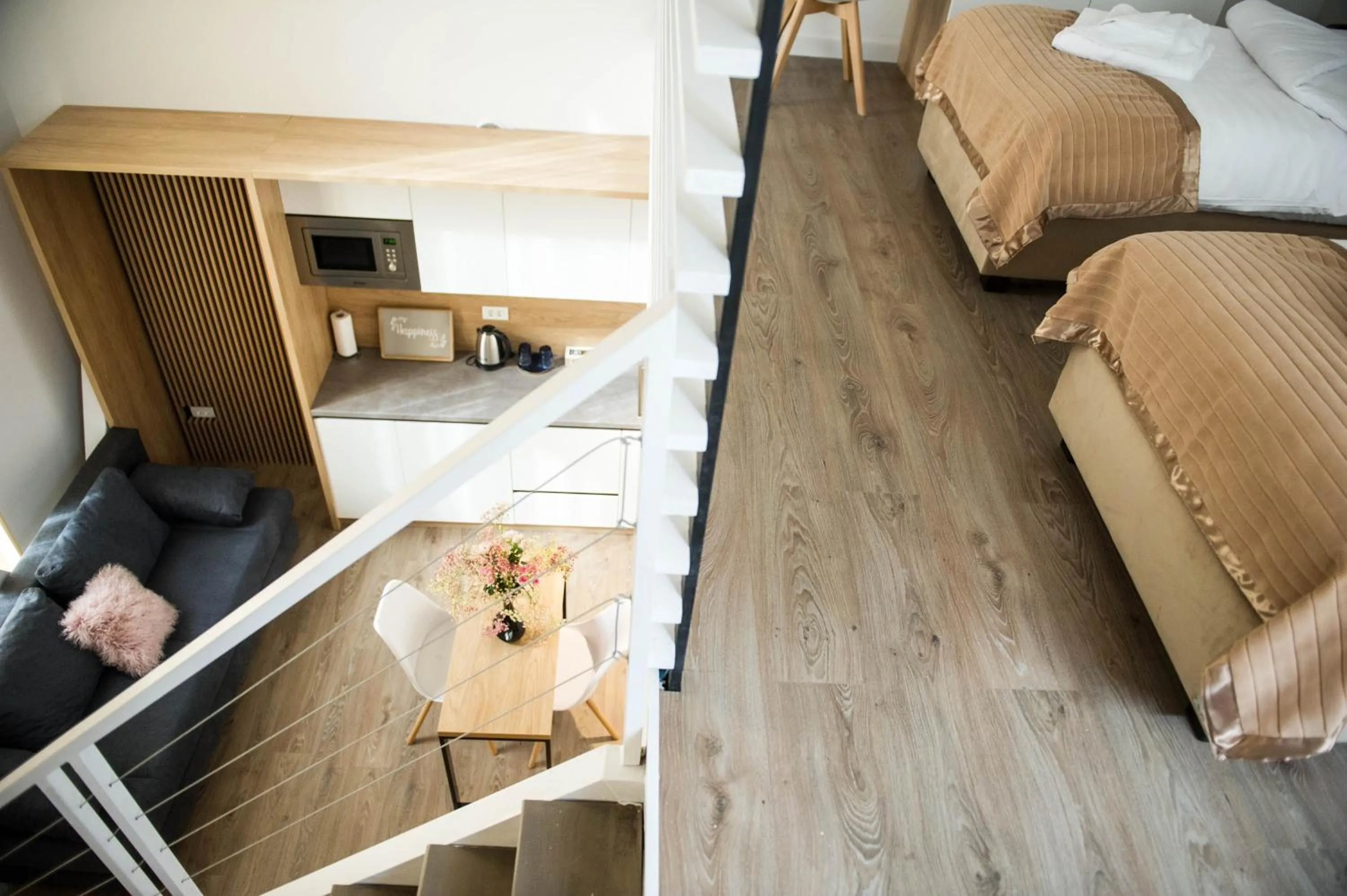 Bed in FRIENDS RESIDENCE Apartments