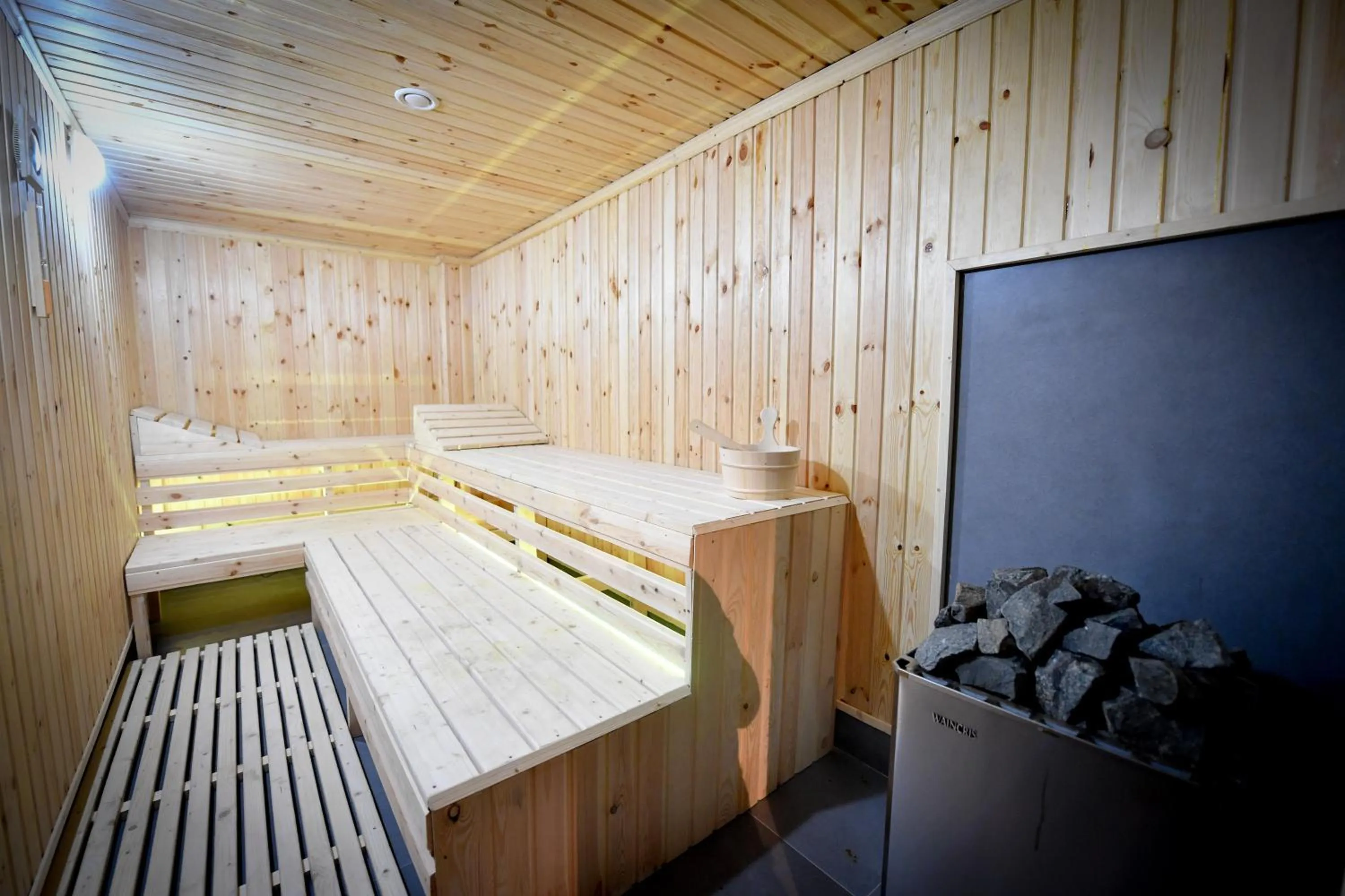 Sauna, Bed in FRIENDS RESIDENCE Apartments