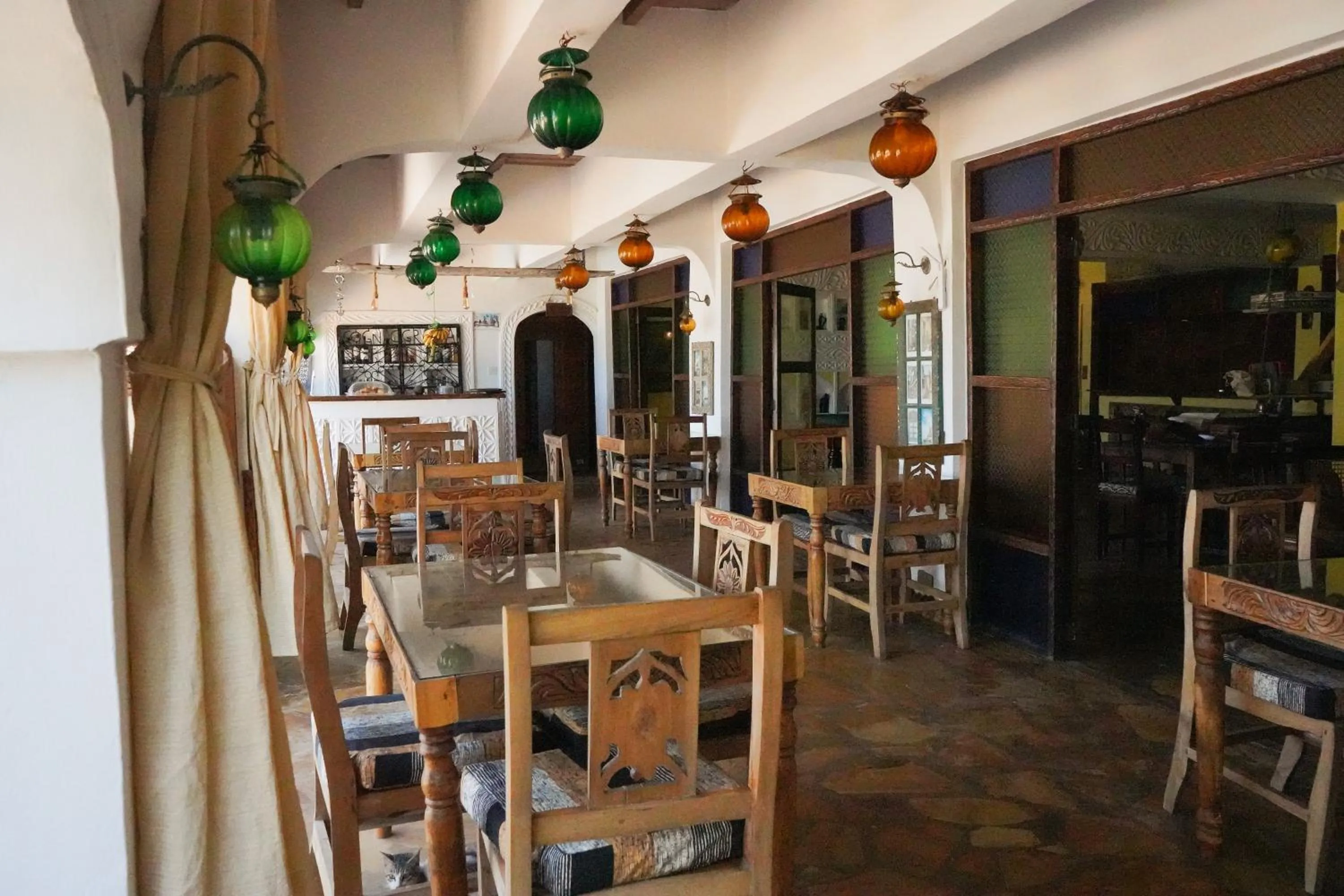 Restaurant/places to eat in Zanzibar House Boutique Hotel