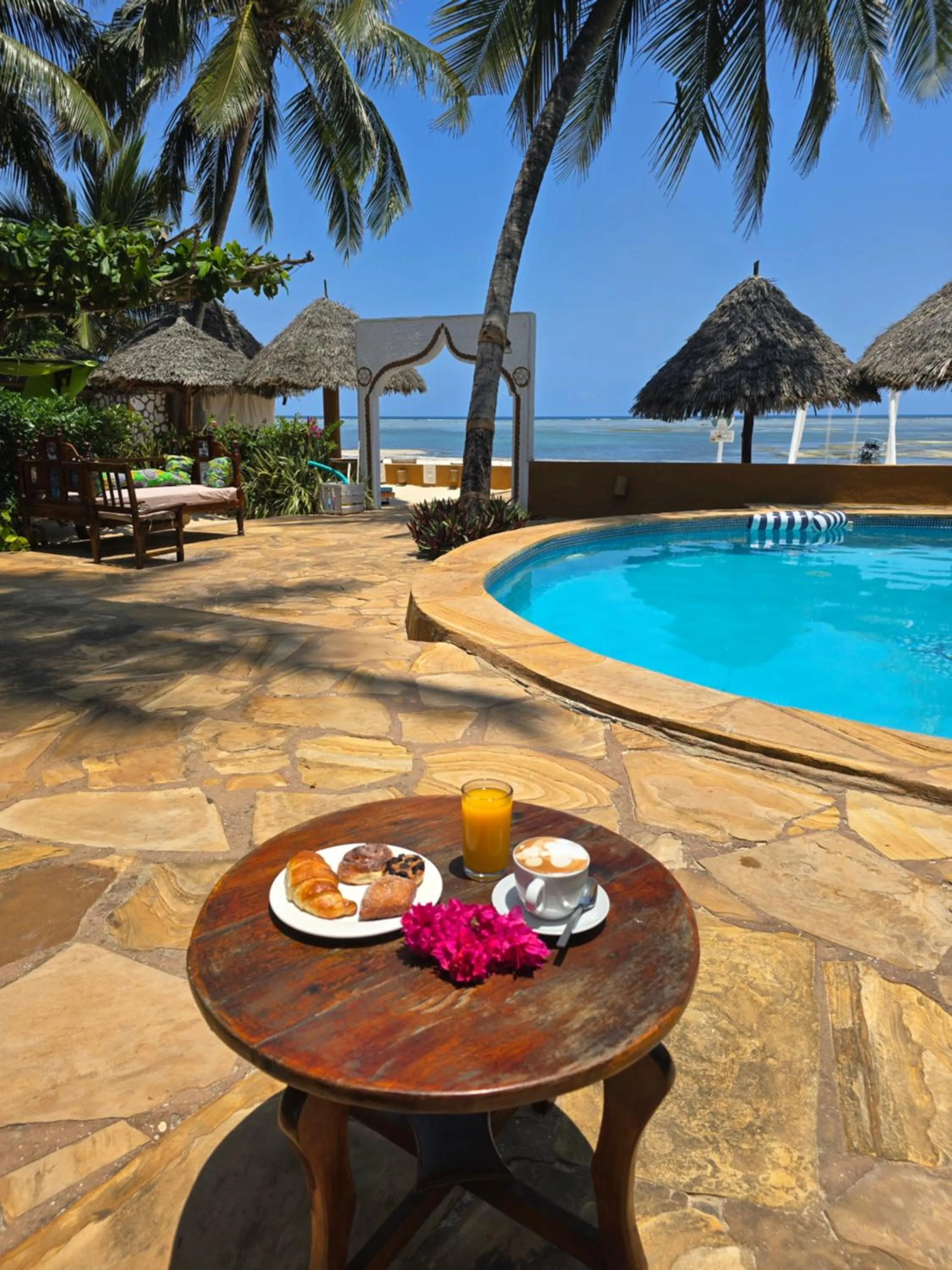 Breakfast in Zanzibar House Boutique Hotel