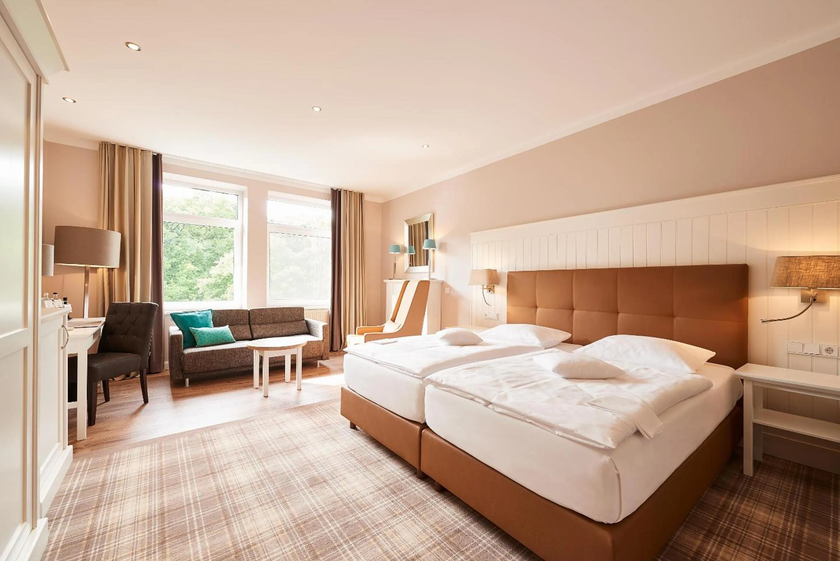 Bed in MUNTE - Wellnesshotel am Stadtwald