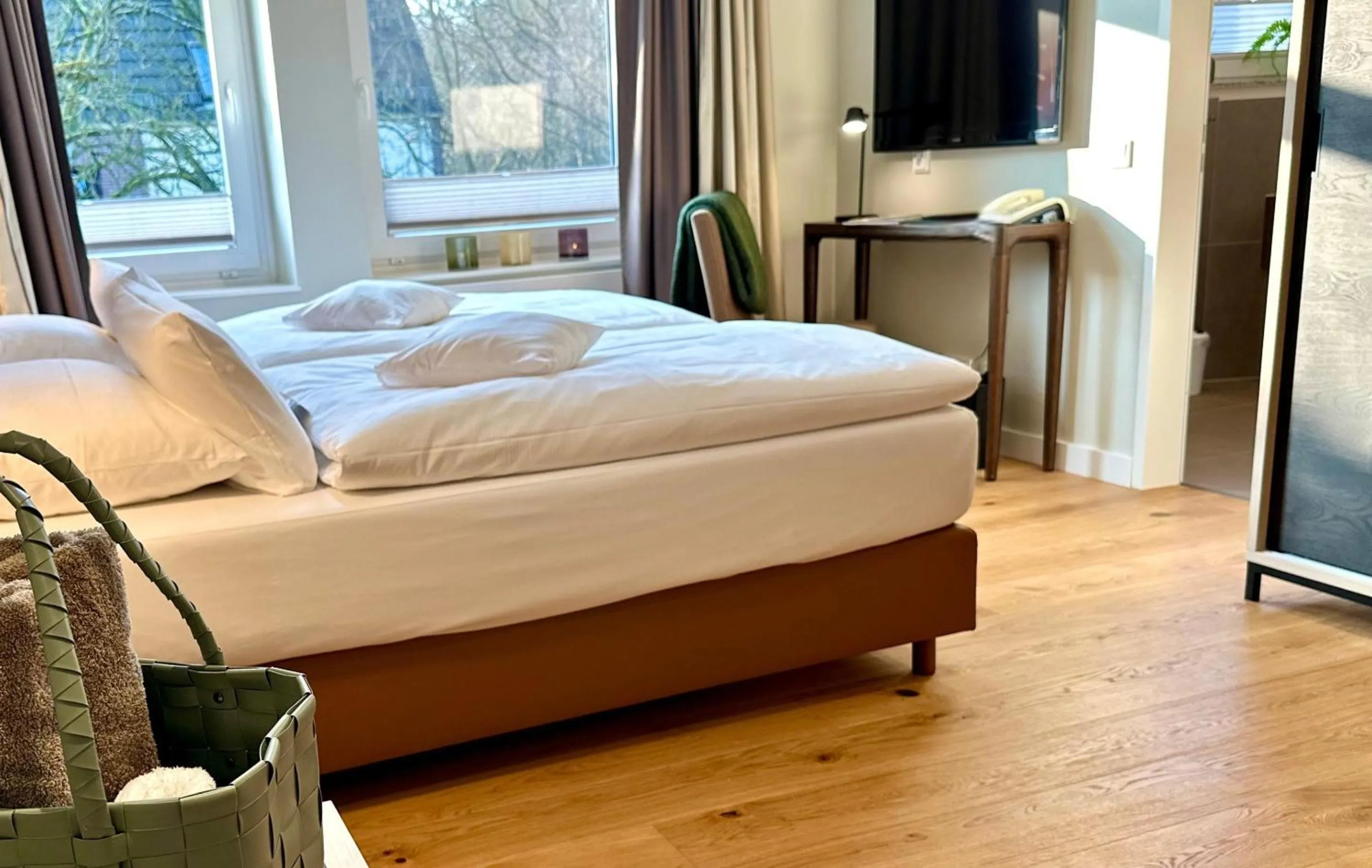 Bed in MUNTE - Wellnesshotel am Stadtwald