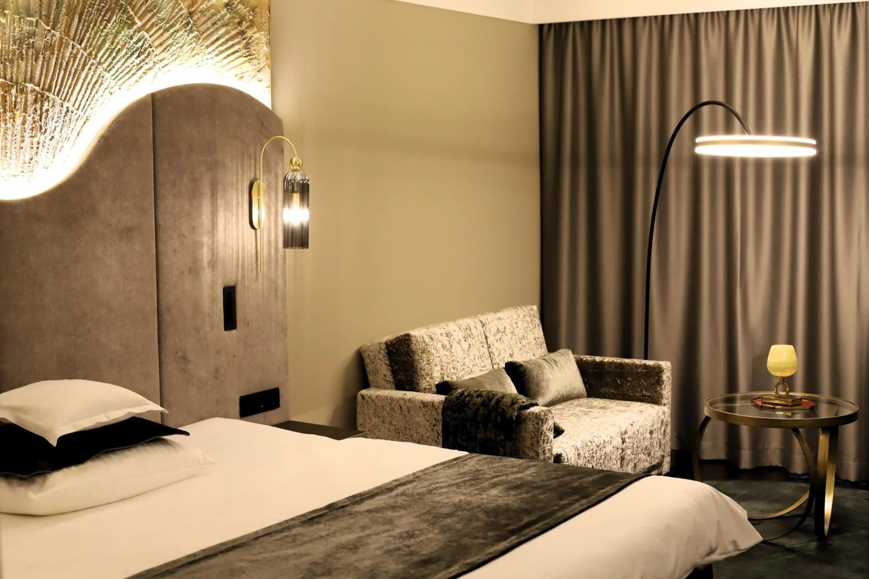 Bed in Hotel Waldkrug