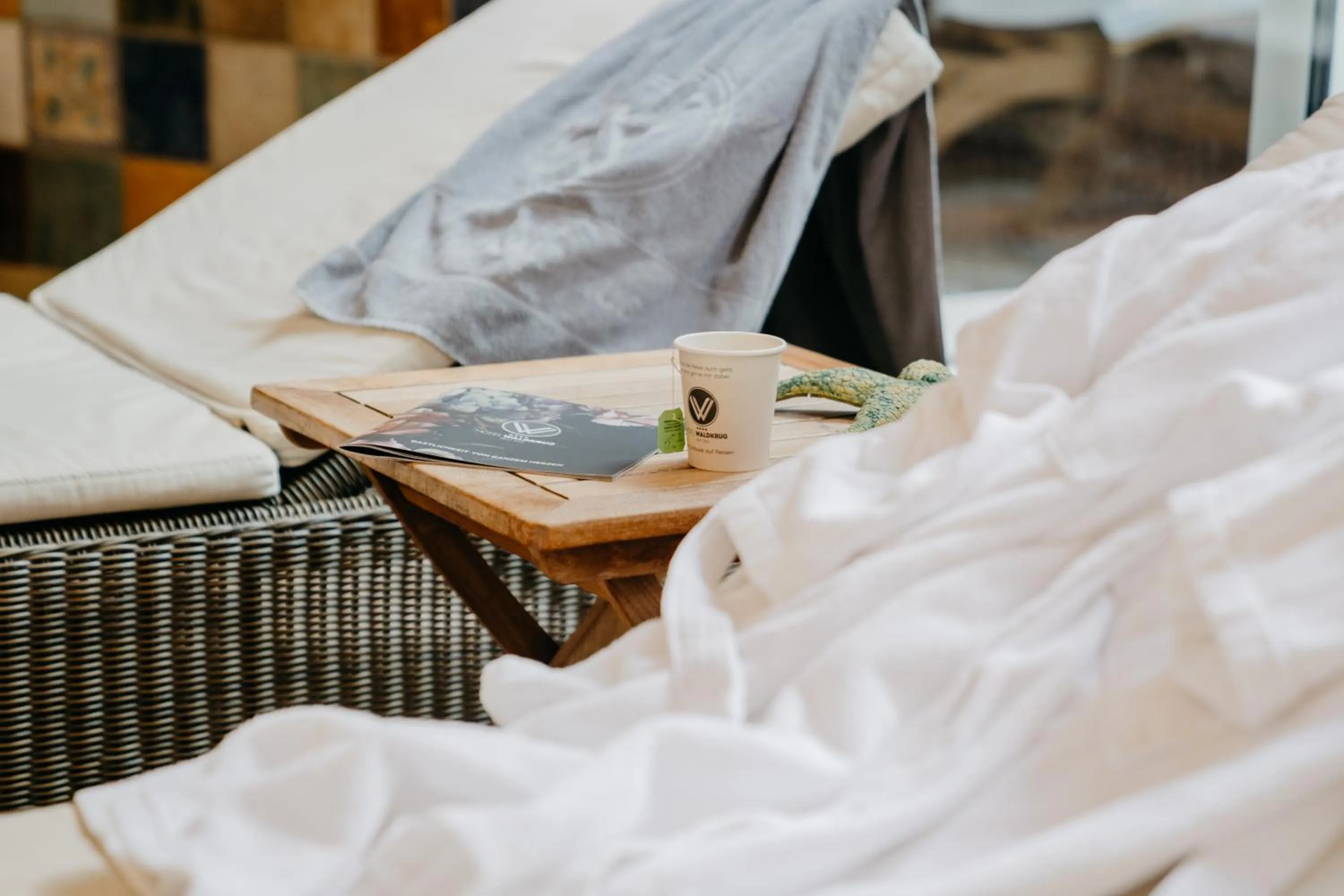 Bed in Hotel Waldkrug
