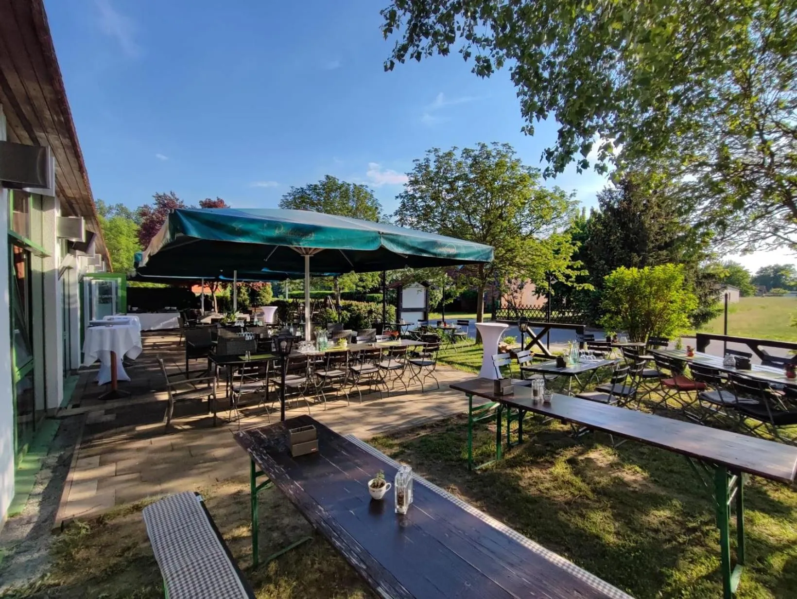 Balcony/Terrace in Best Western Spreewald