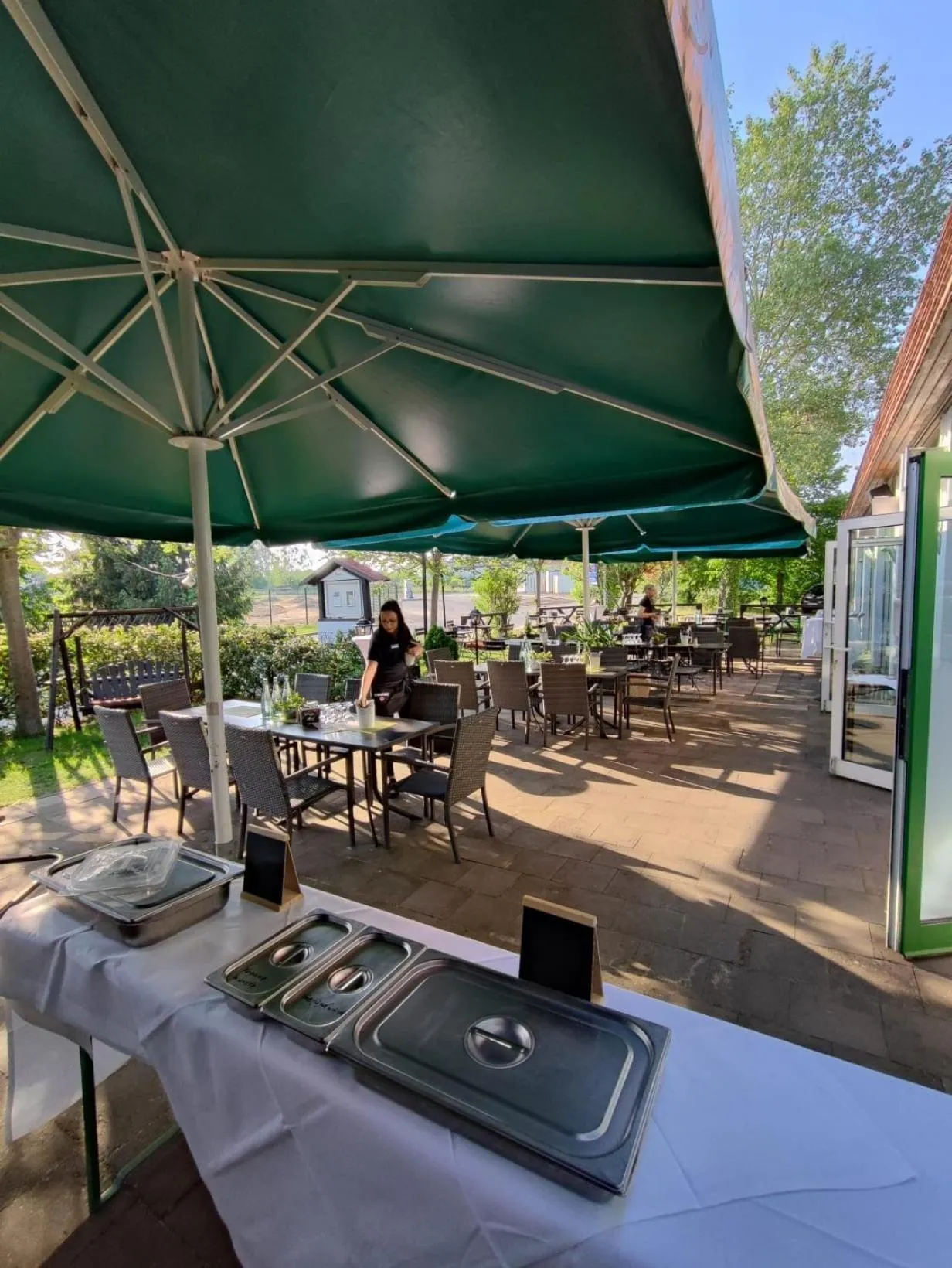 Balcony/Terrace in Best Western Spreewald