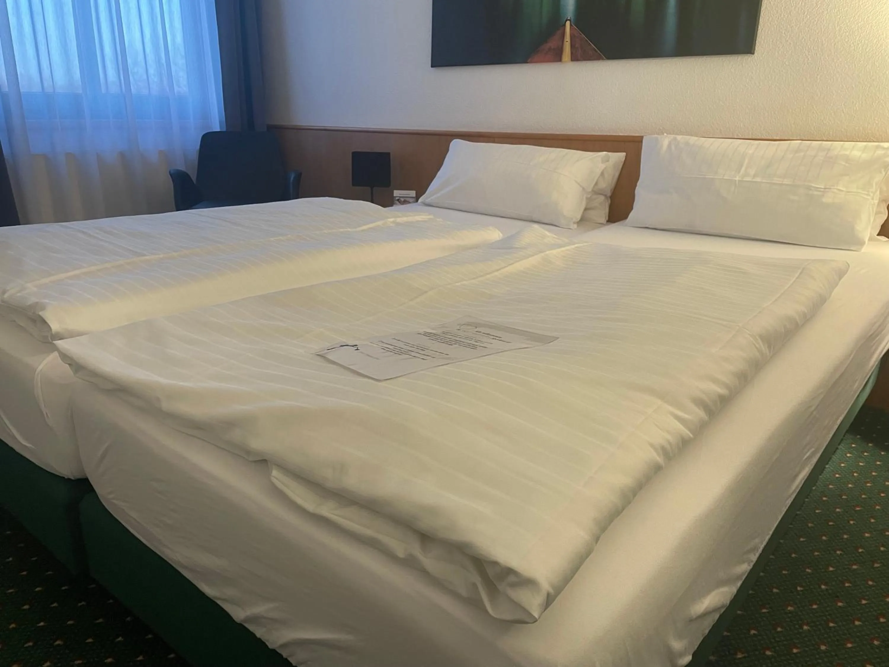 Bed in Best Western Spreewald