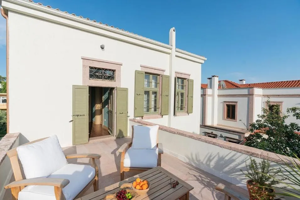 Balcony/Terrace in Elia Hotel Cunda by Ortunc