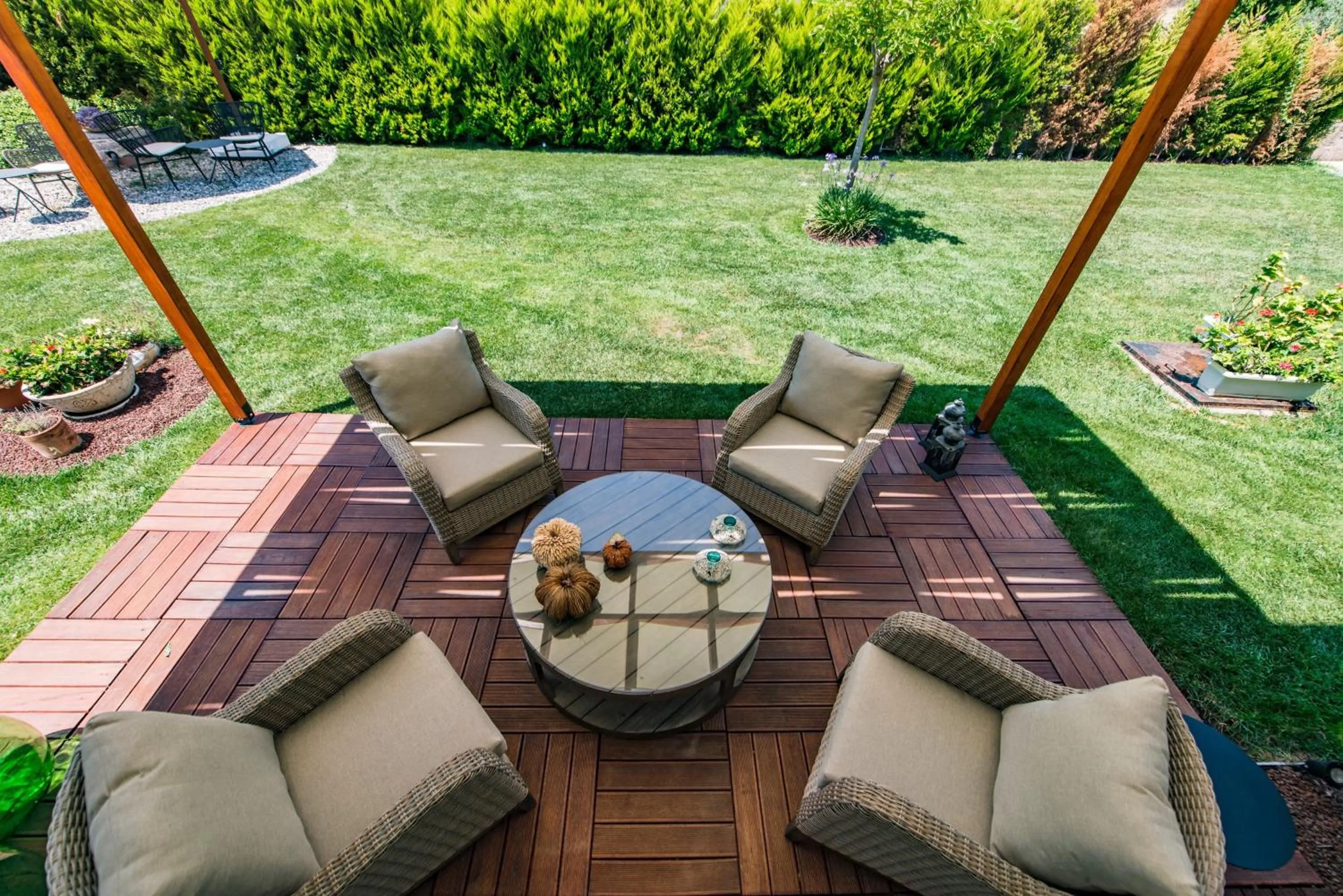 Patio in Elia Hotel Cunda by Ortunc