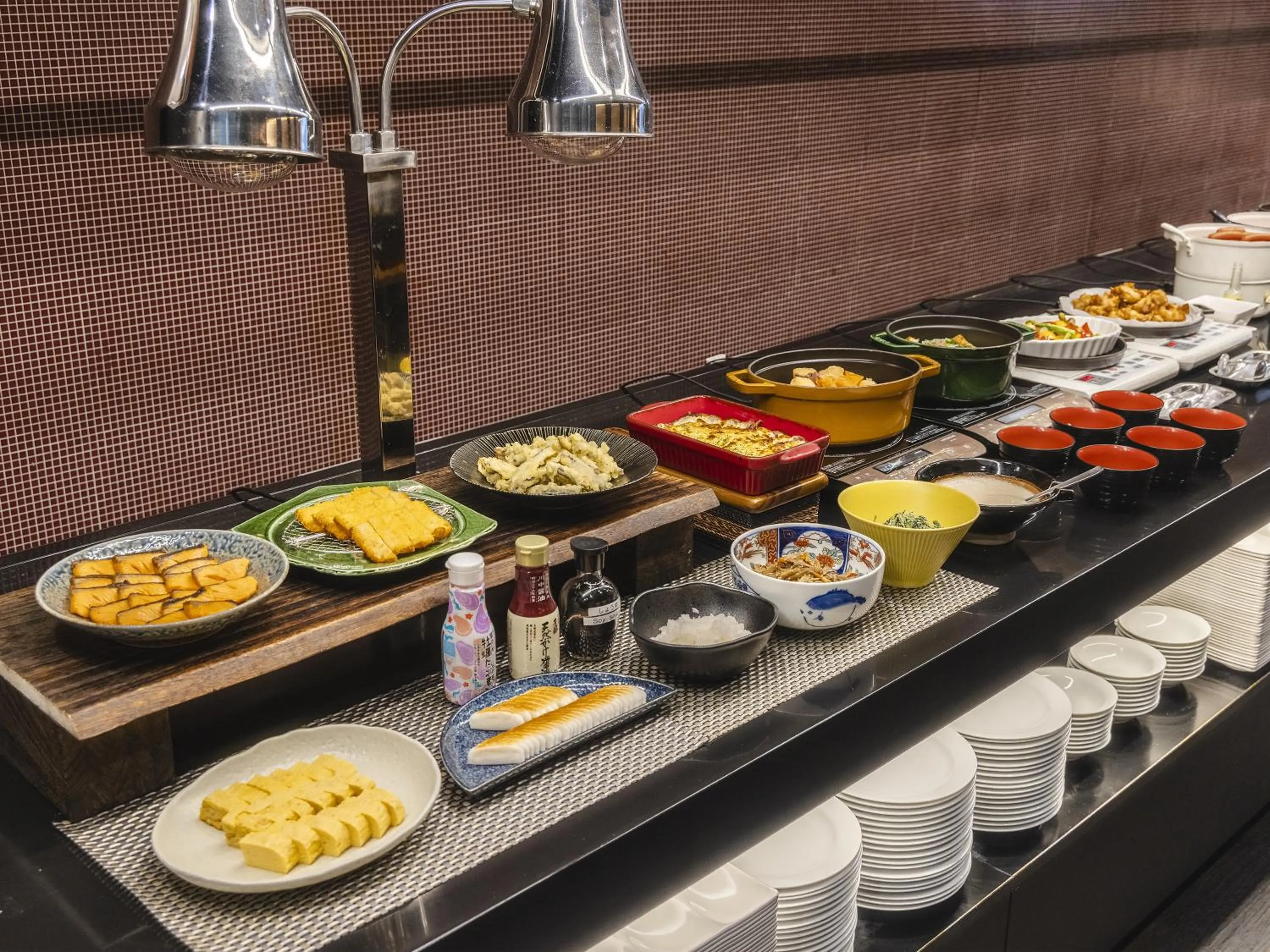 Buffet breakfast in Hiroshima Washington Hotel