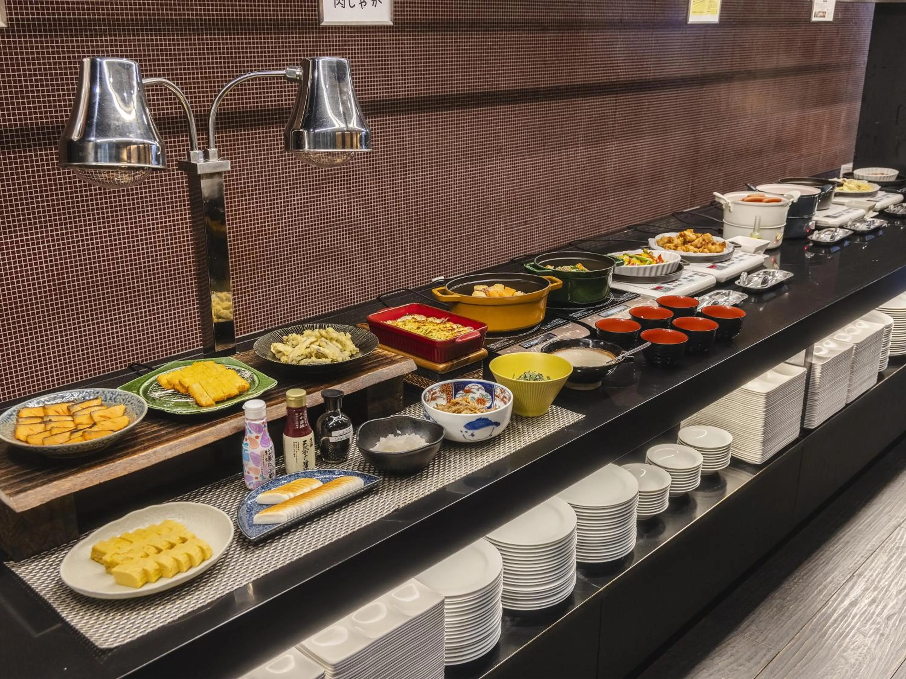 Buffet breakfast in Hiroshima Washington Hotel