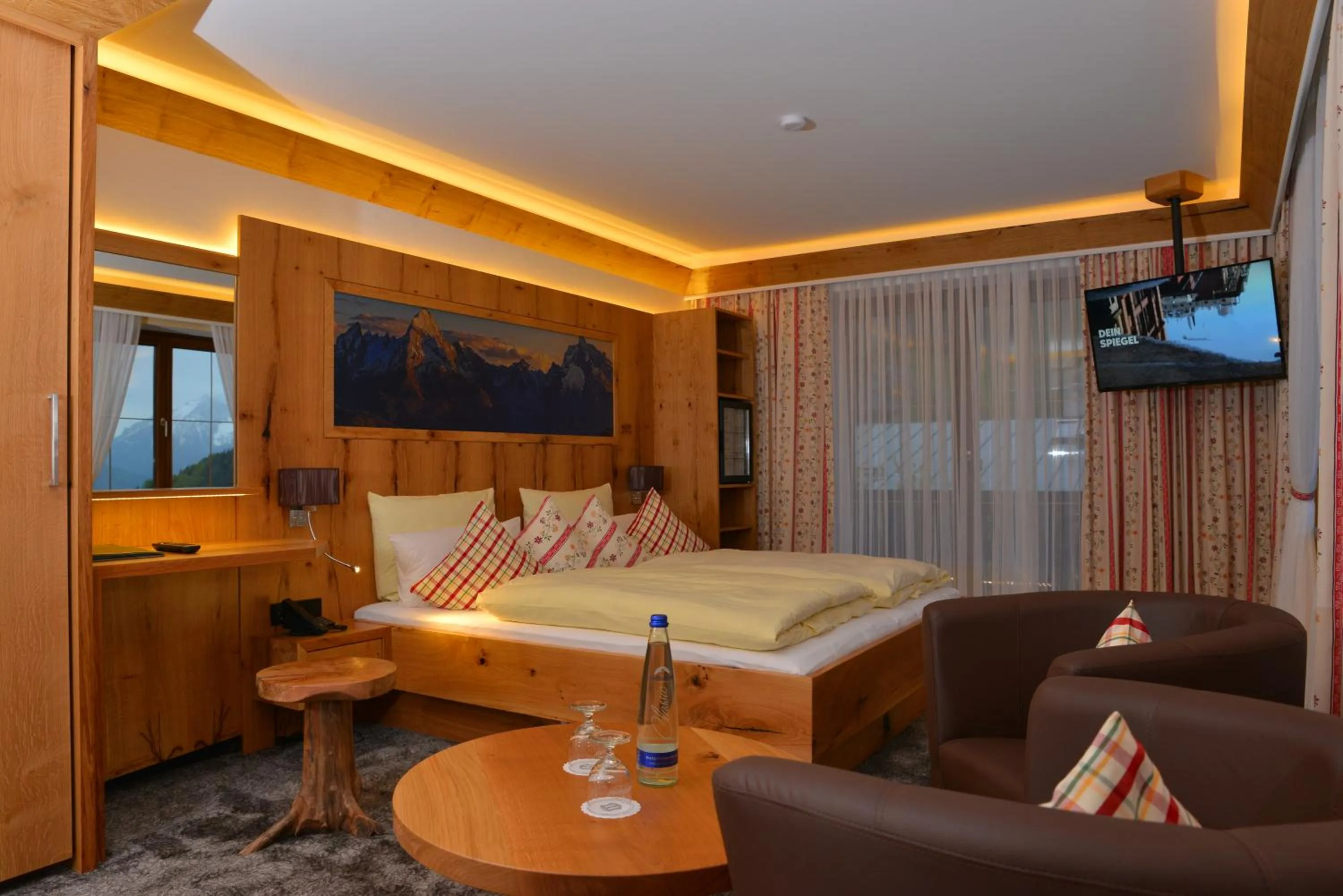 Bed in Alpenhotel Denninglehen