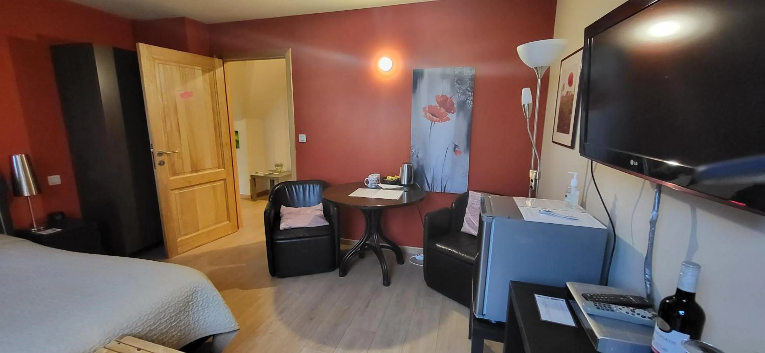 Seating area, Bed in B&B Herberg Boerenhol DE MOTE BVBA