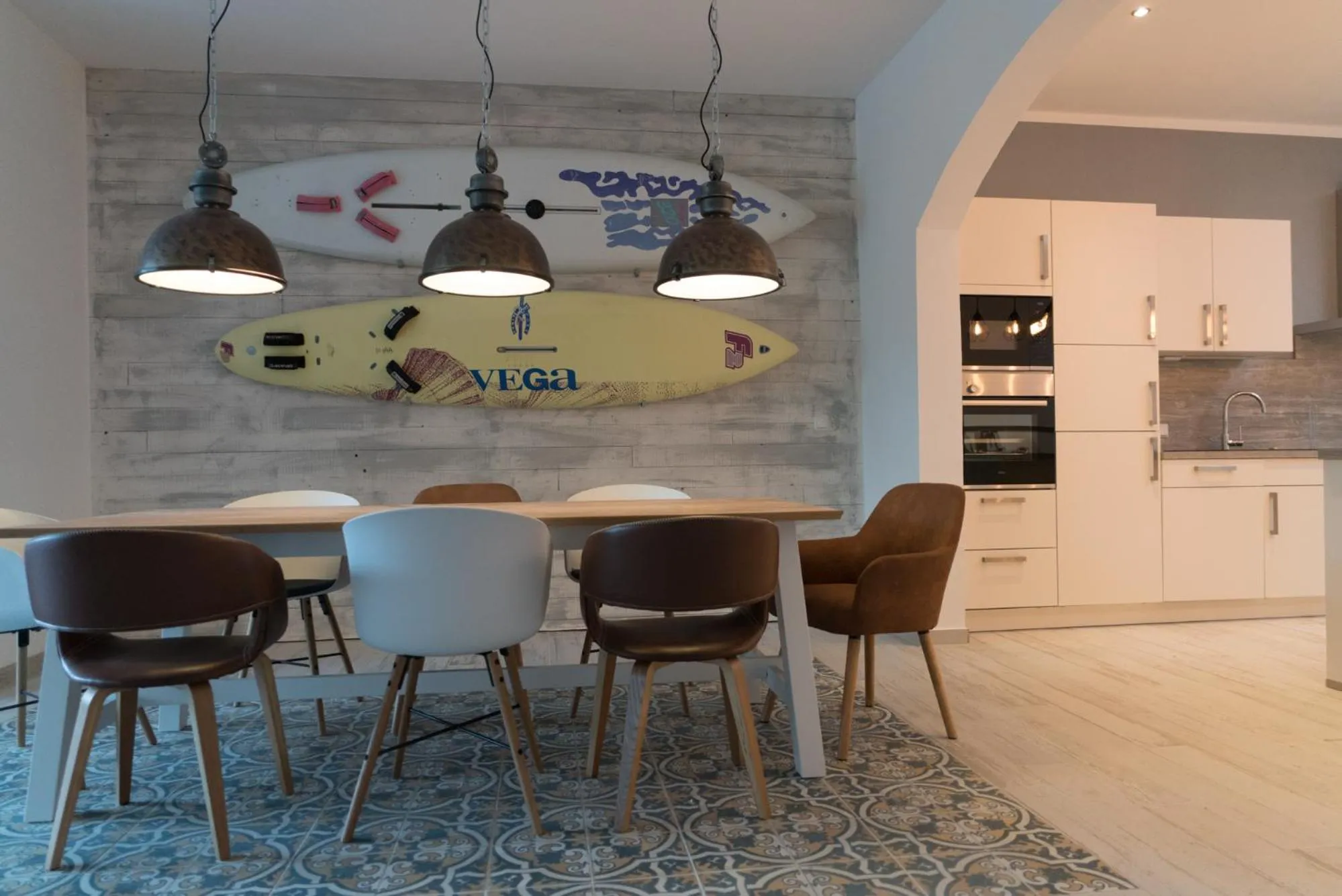 Kitchen or kitchenette in Hotel Stadt Cuxhaven