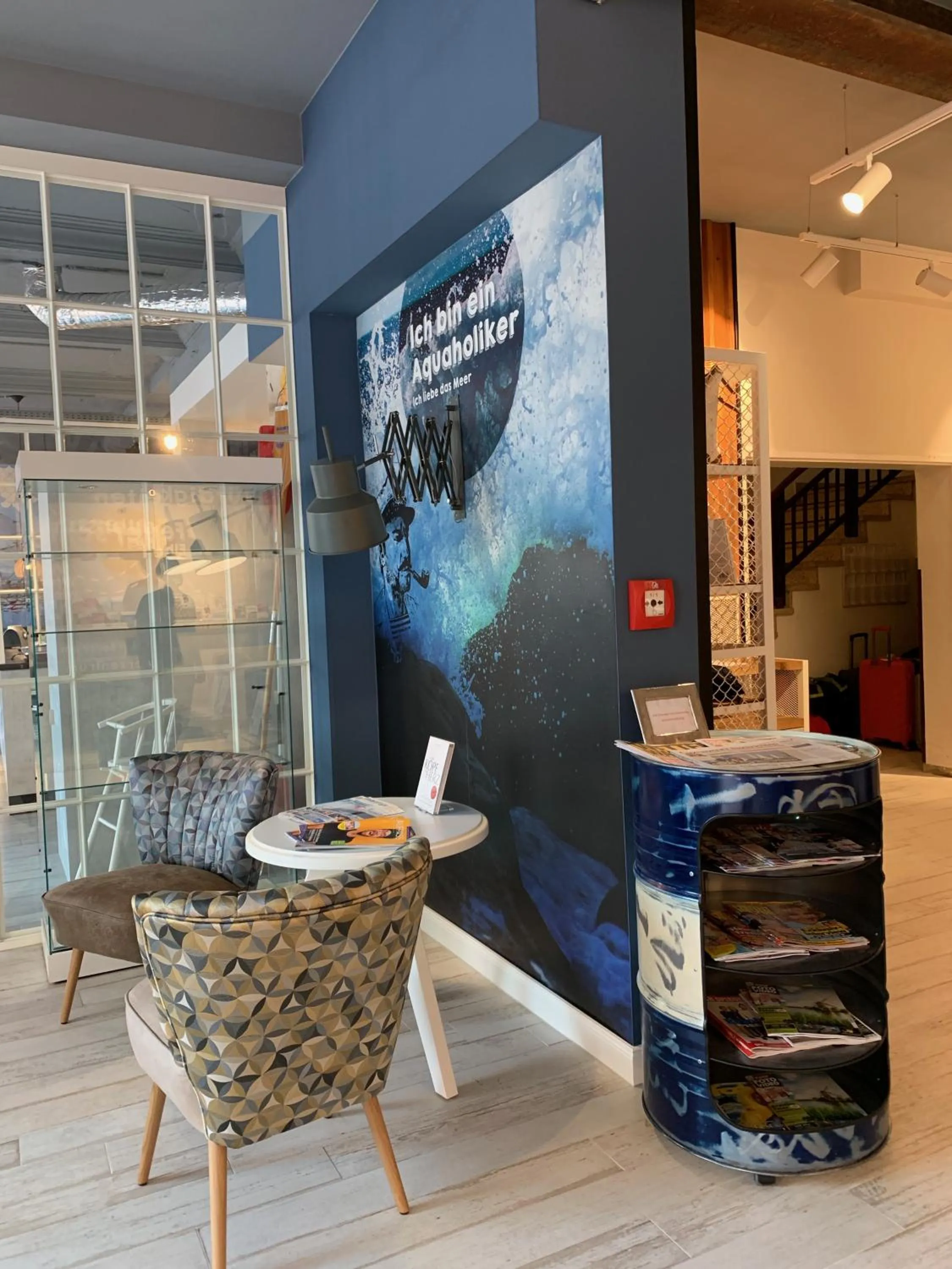 Lobby or reception in Hotel Stadt Cuxhaven