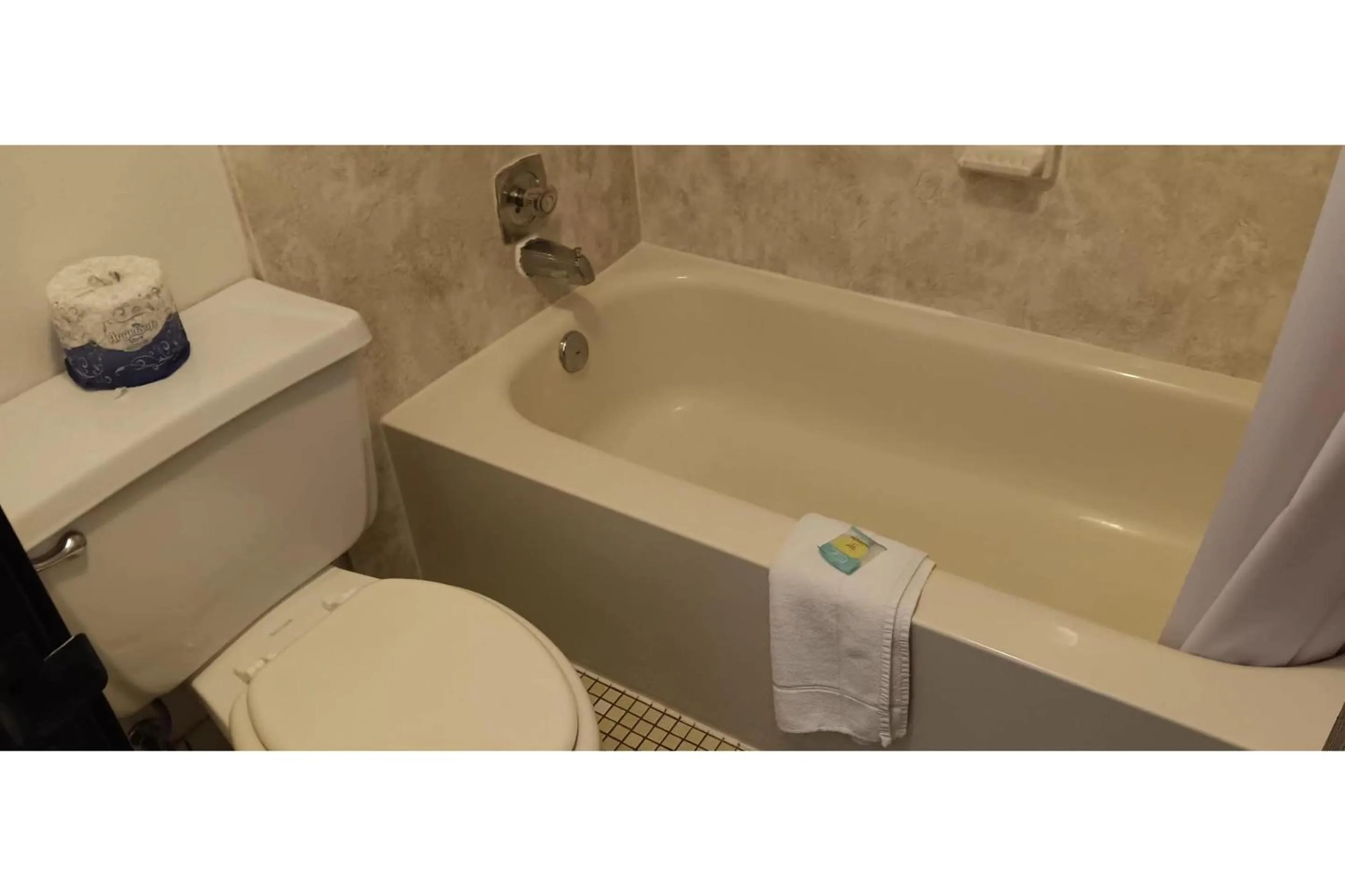 Bathroom in Scotwood Motel by OYO Washburn ND