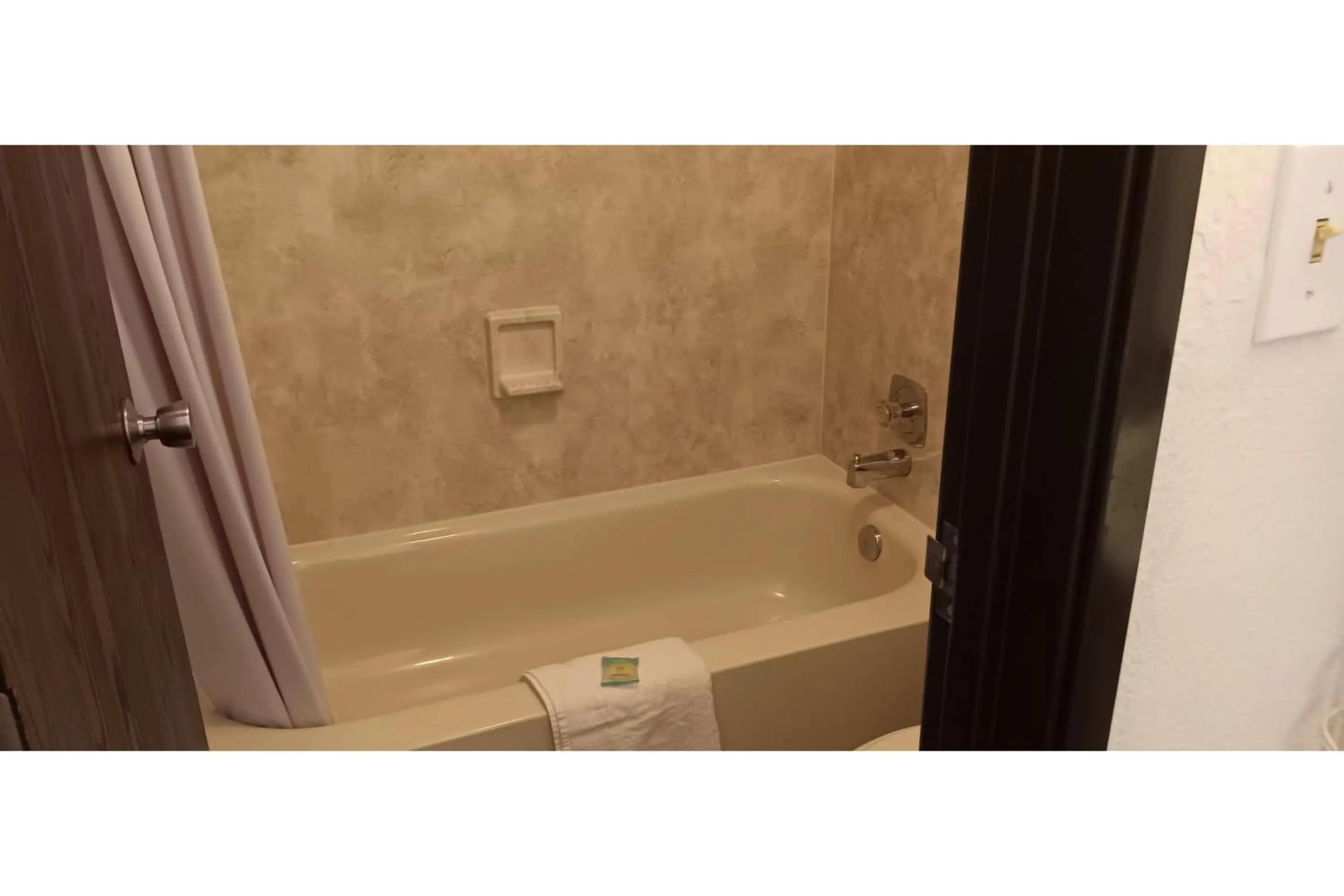 Bathroom in Scotwood Motel by OYO Washburn ND