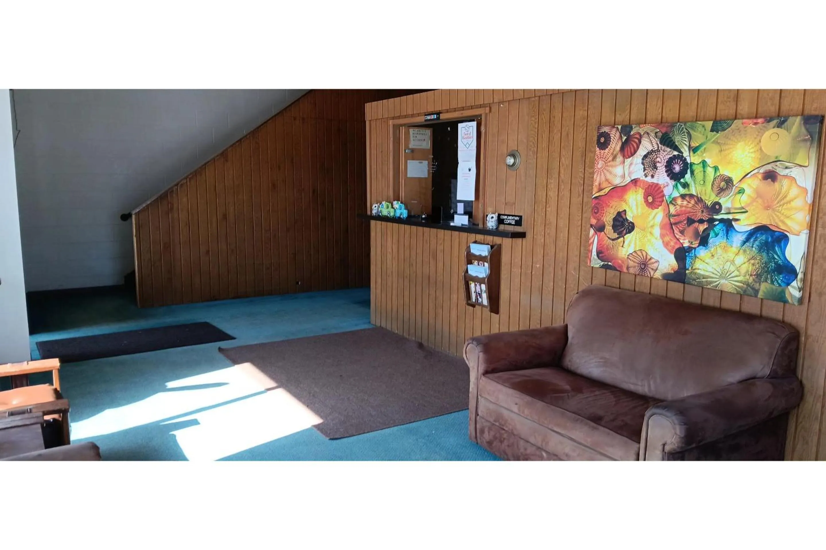 Lobby or reception in Scotwood Motel by OYO Washburn ND
