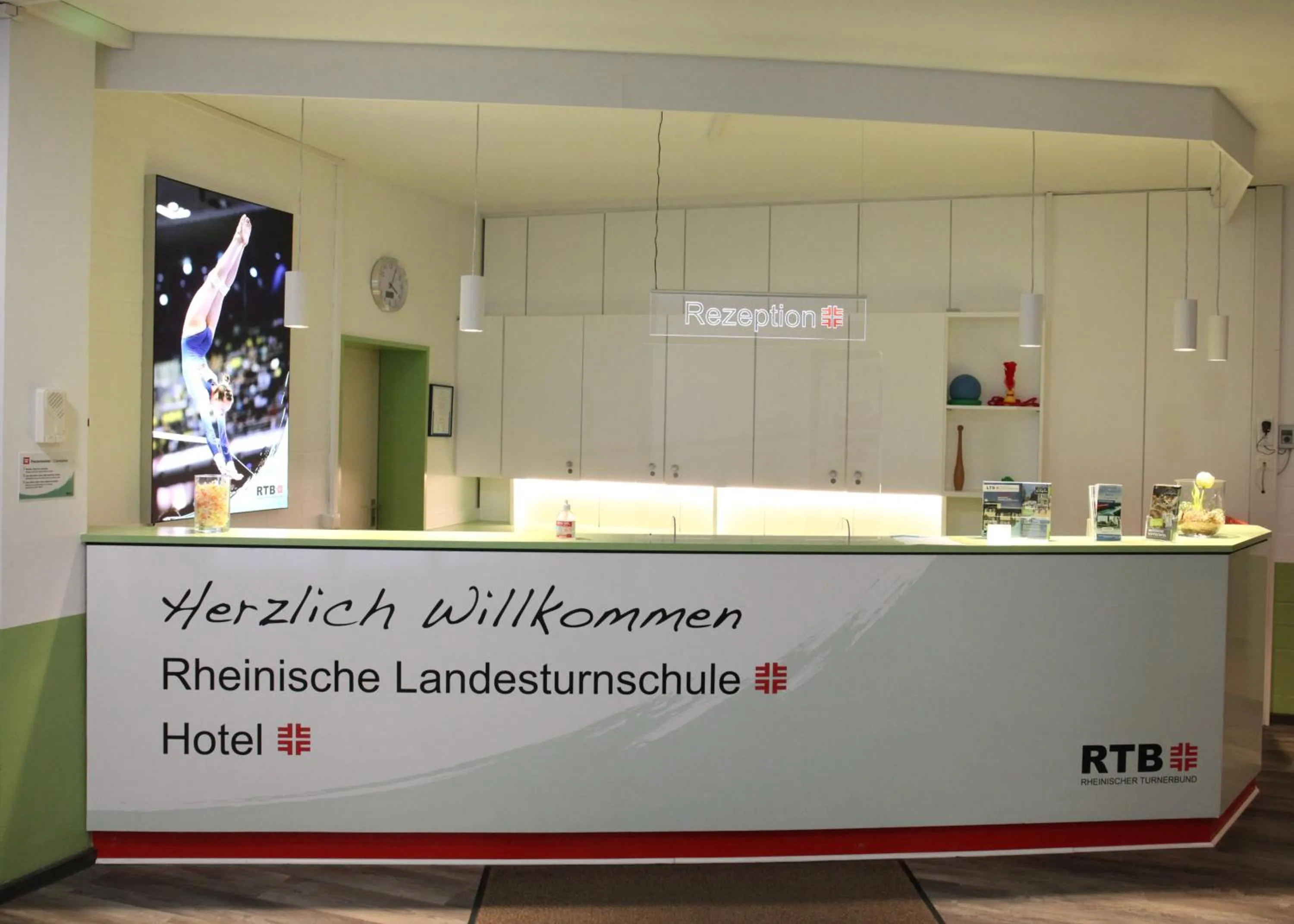 Lobby or reception in RTB-Hotel - Sportschule