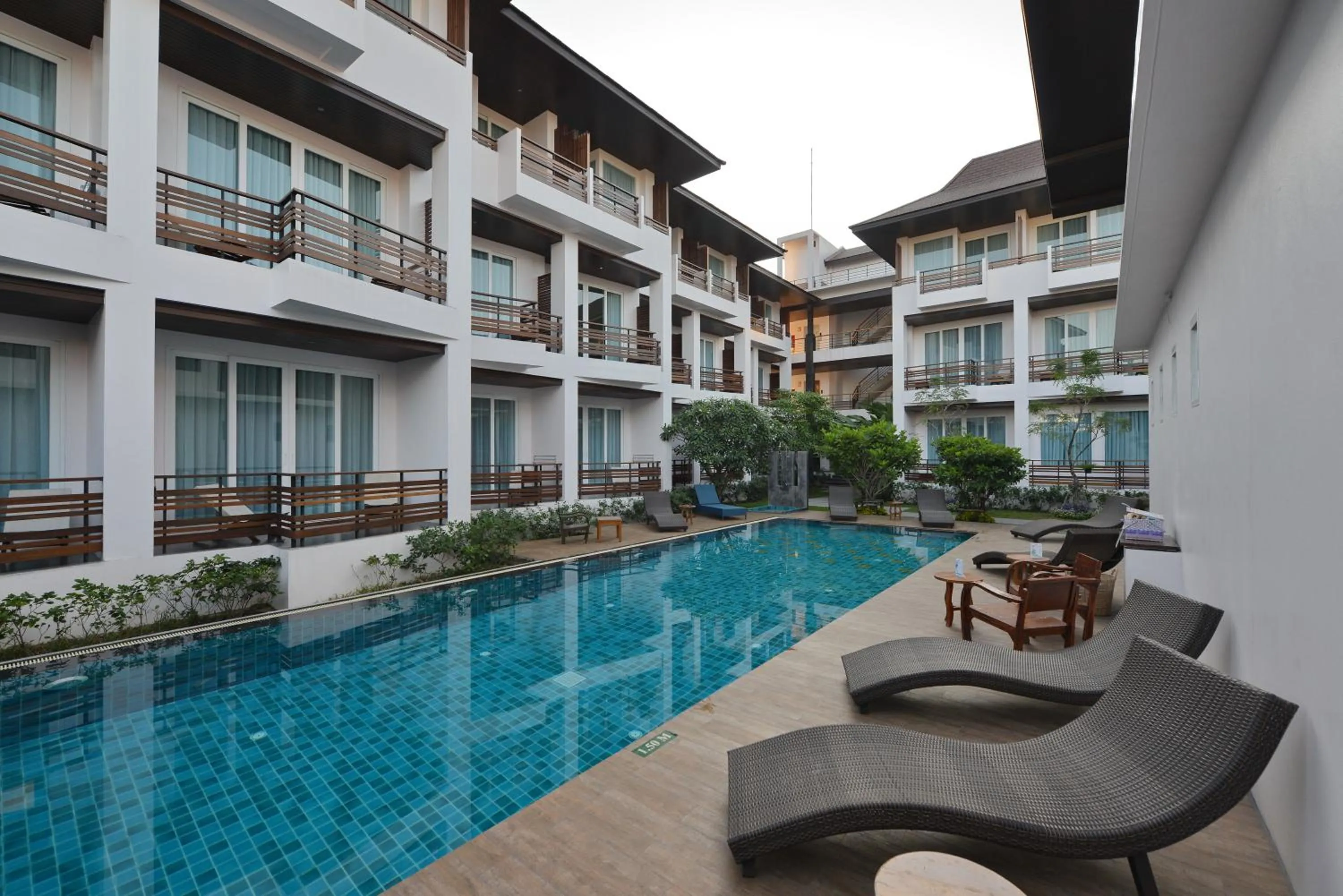 Pool view in Le Patta Resort & Hotel Chiang Rai