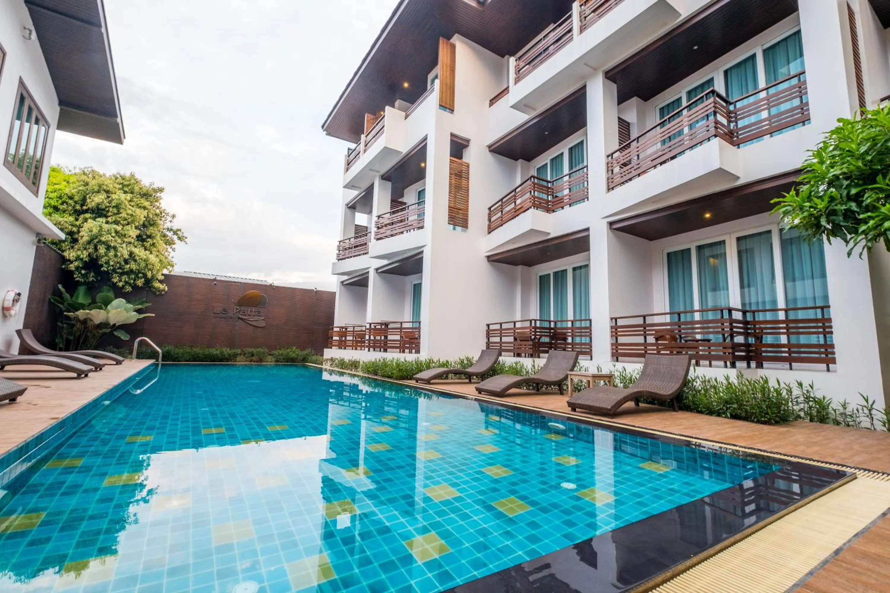 Pool view in Le Patta Resort & Hotel Chiang Rai