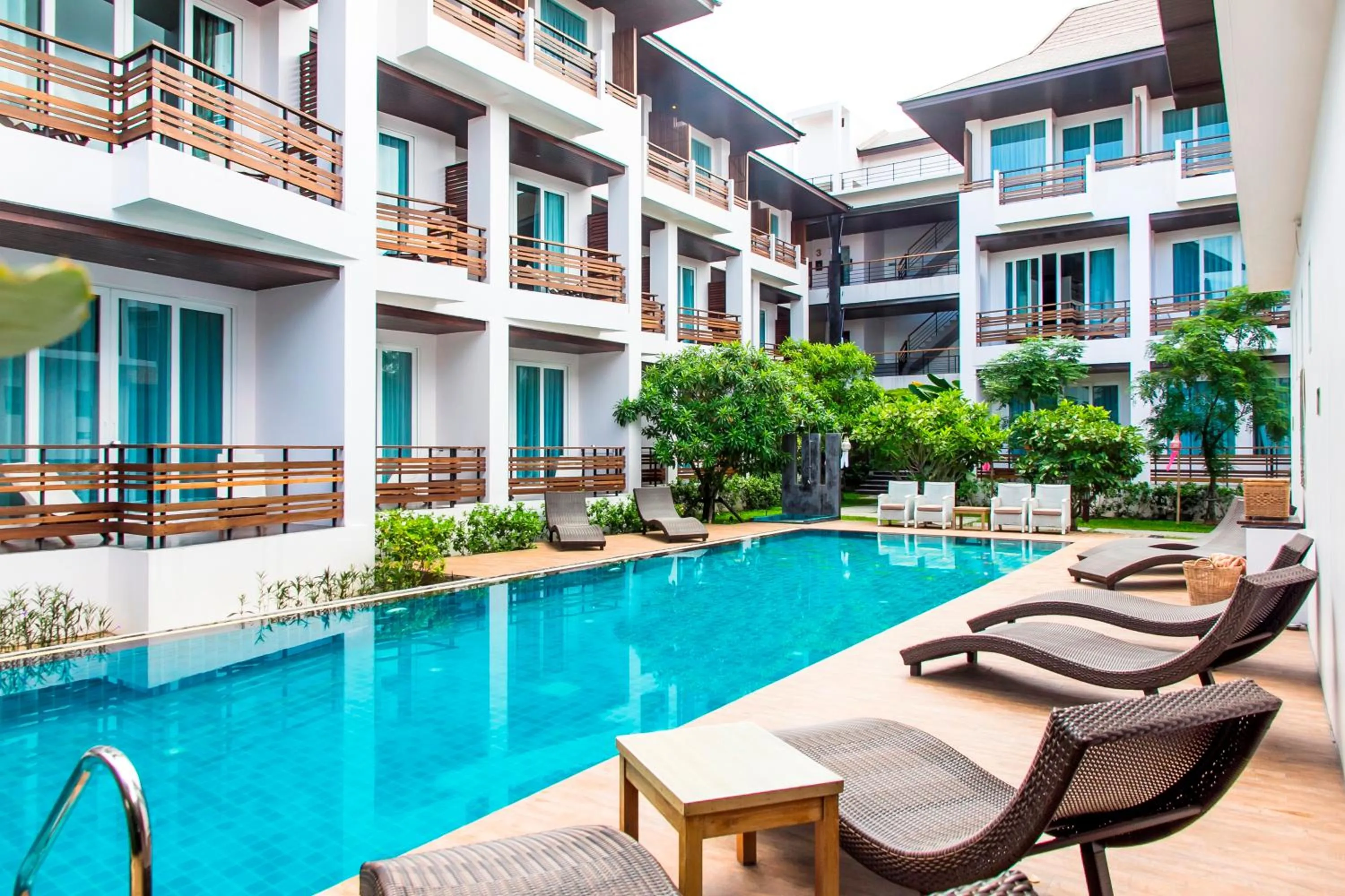 Pool view in Le Patta Resort & Hotel Chiang Rai