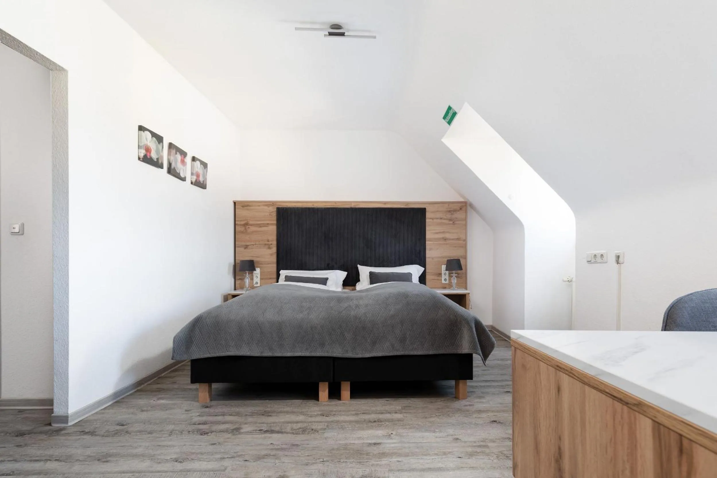 Bed in Hotel am Ludwigsplatz