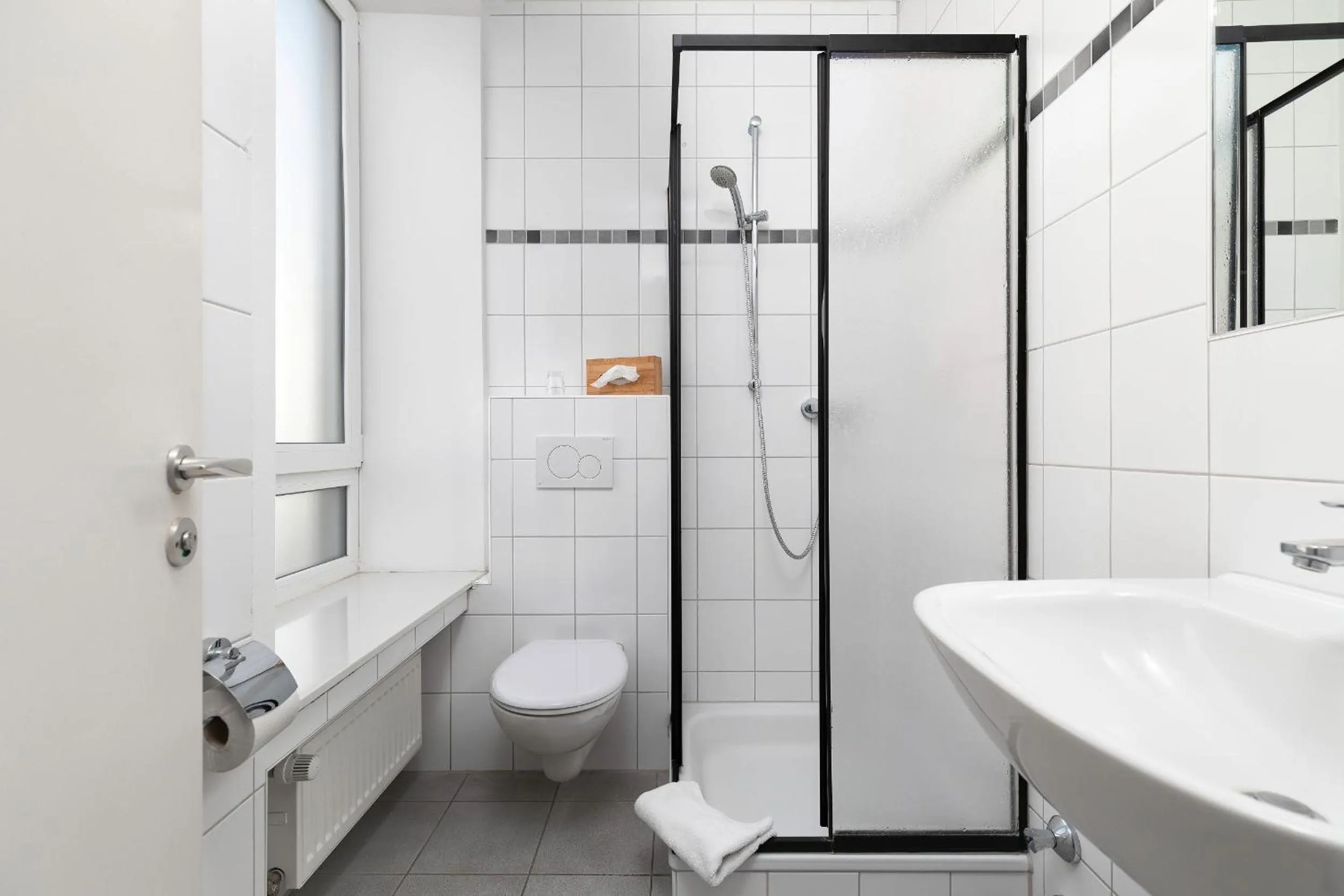 Bathroom in Hotel am Ludwigsplatz