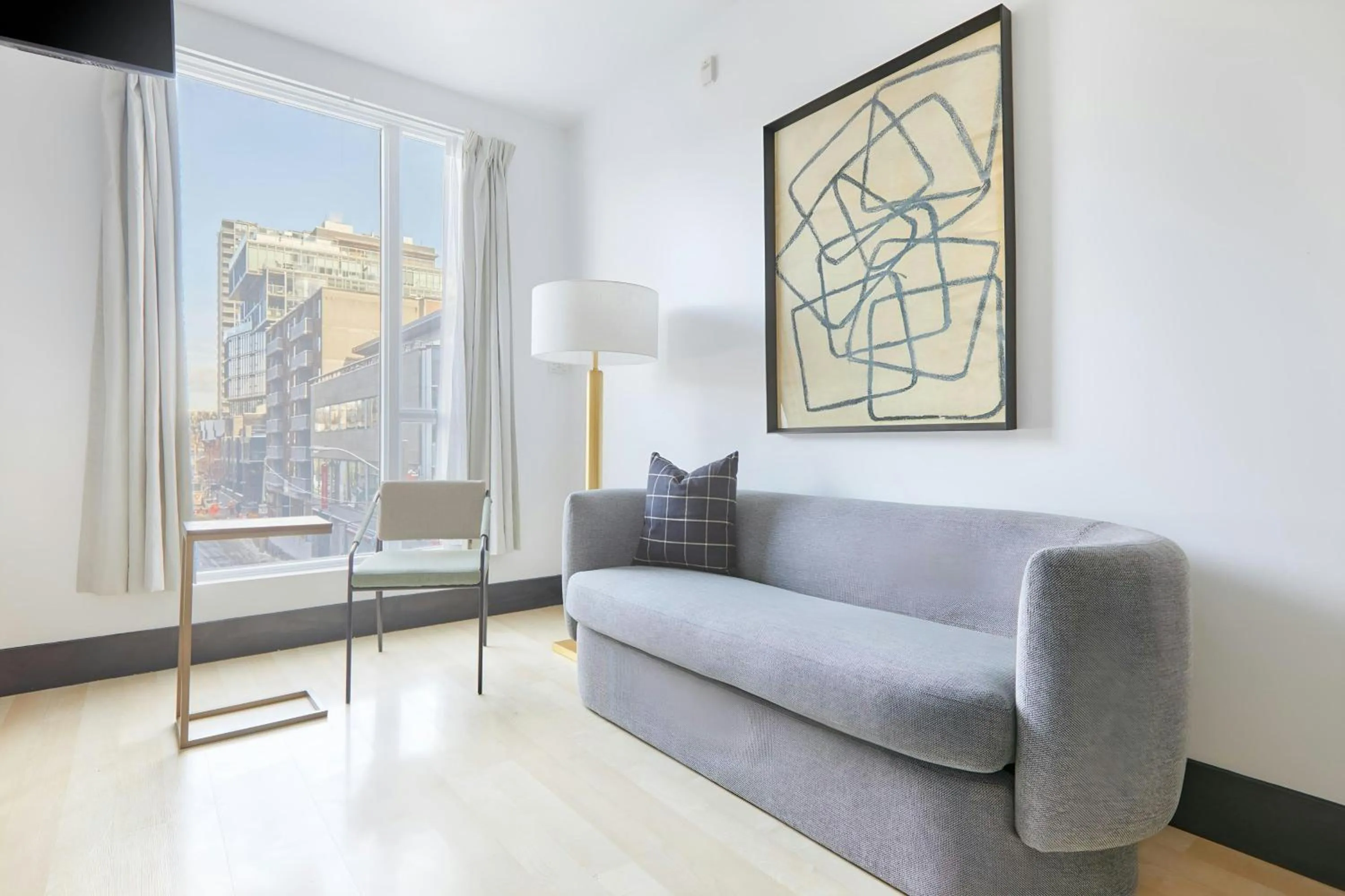 Living room in The Beverley Hotel Queen West, Sonder by Marriott Bonvoy