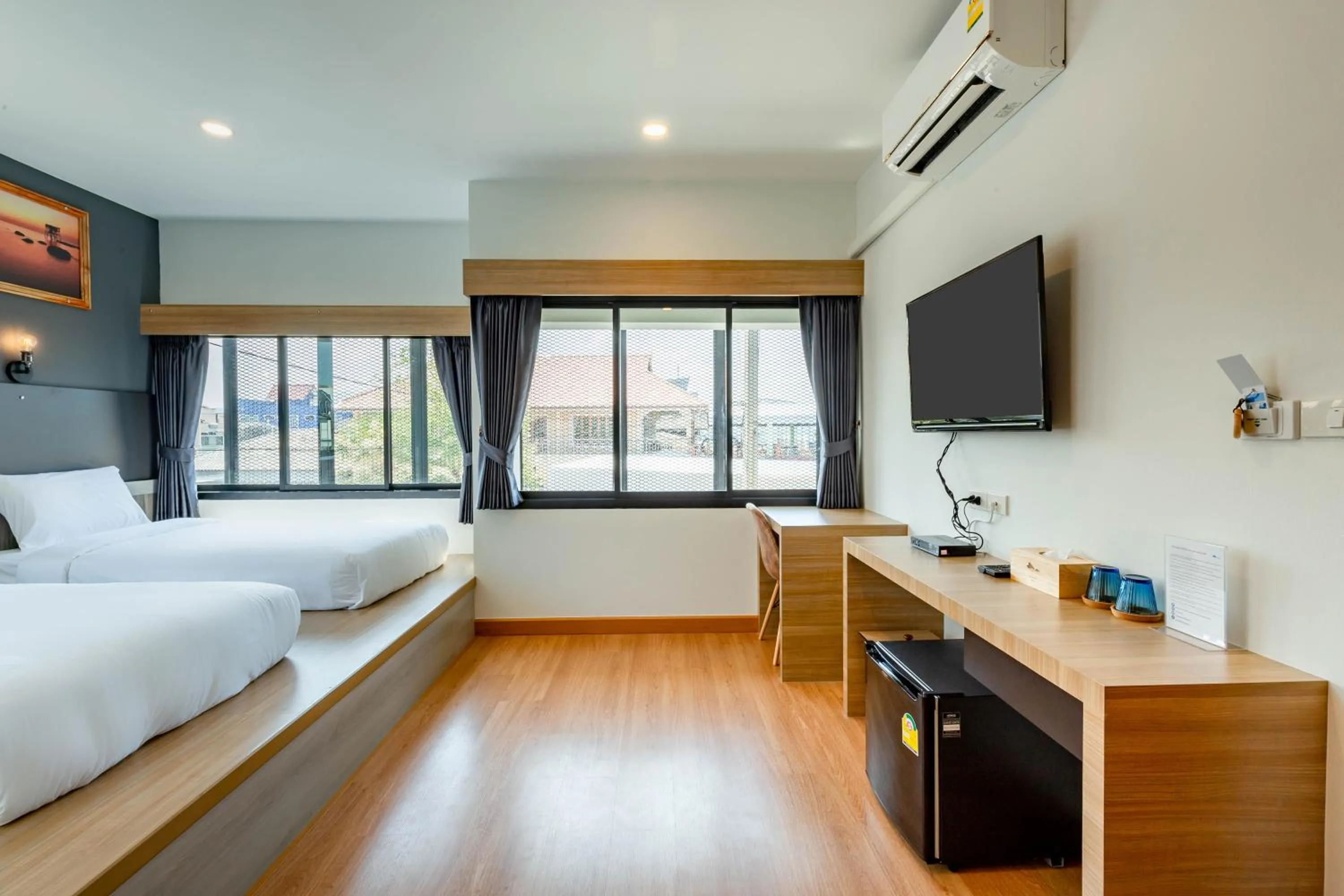 Bed in The Blue C Donsak