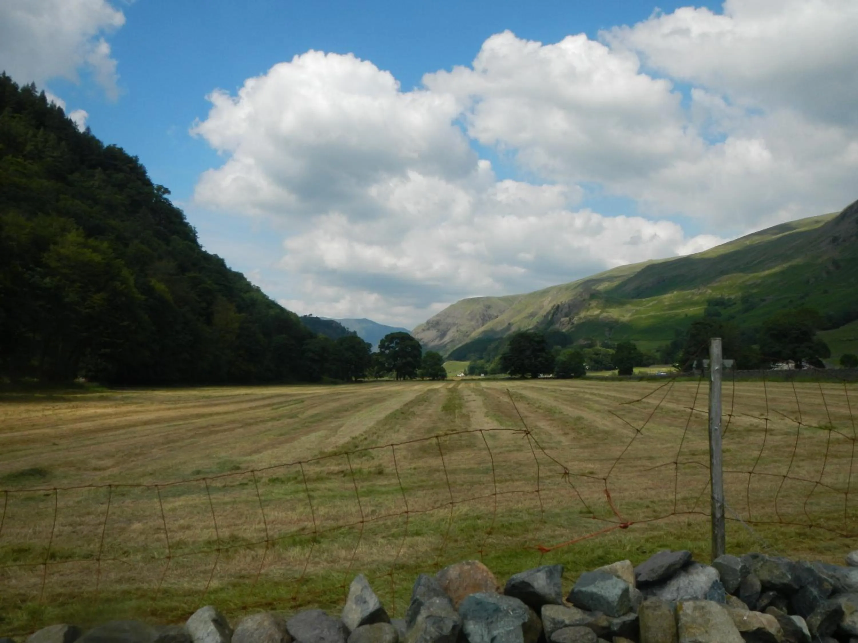 Natural landscape in Stybeck Farm