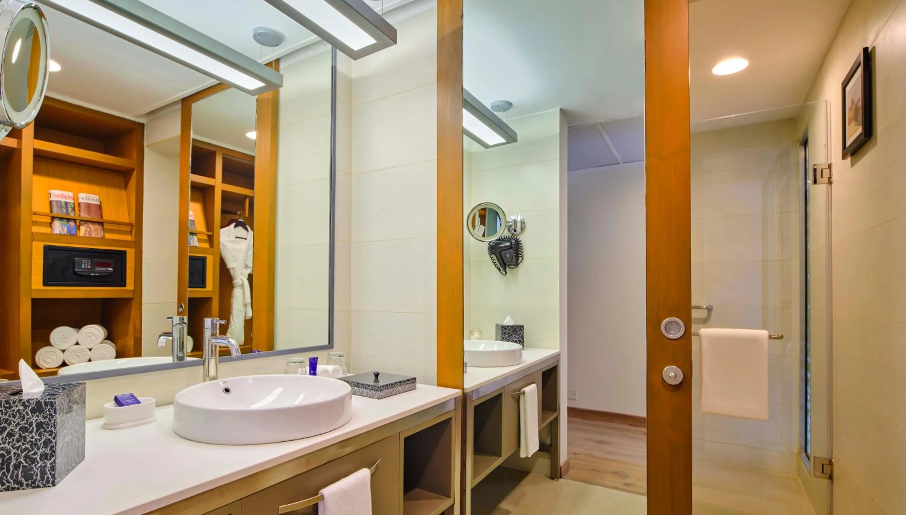 Bathroom in Vivanta Ahmedabad SG Highway
