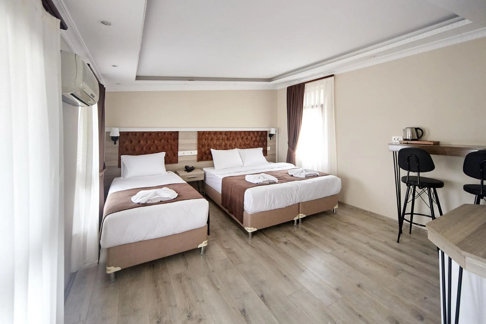 Bed in Luna Suites Taksim