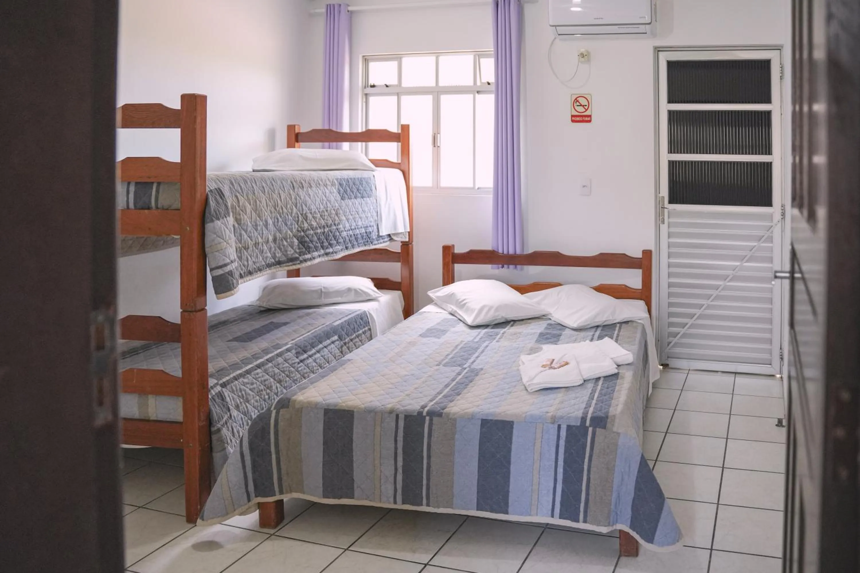 Bed in Pousada Schmitz