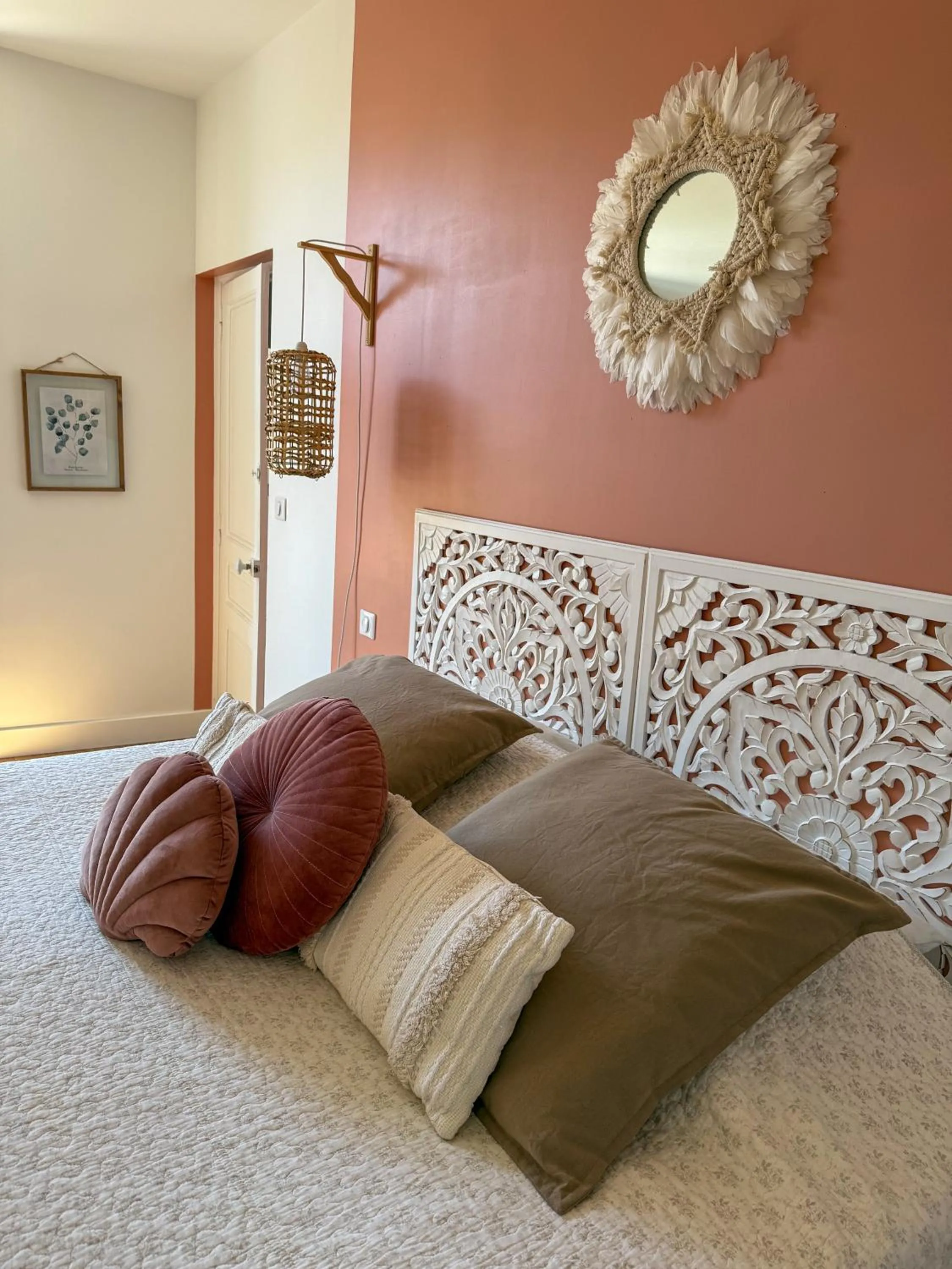 Bed in Chambres d'hotes - Le Magnolia