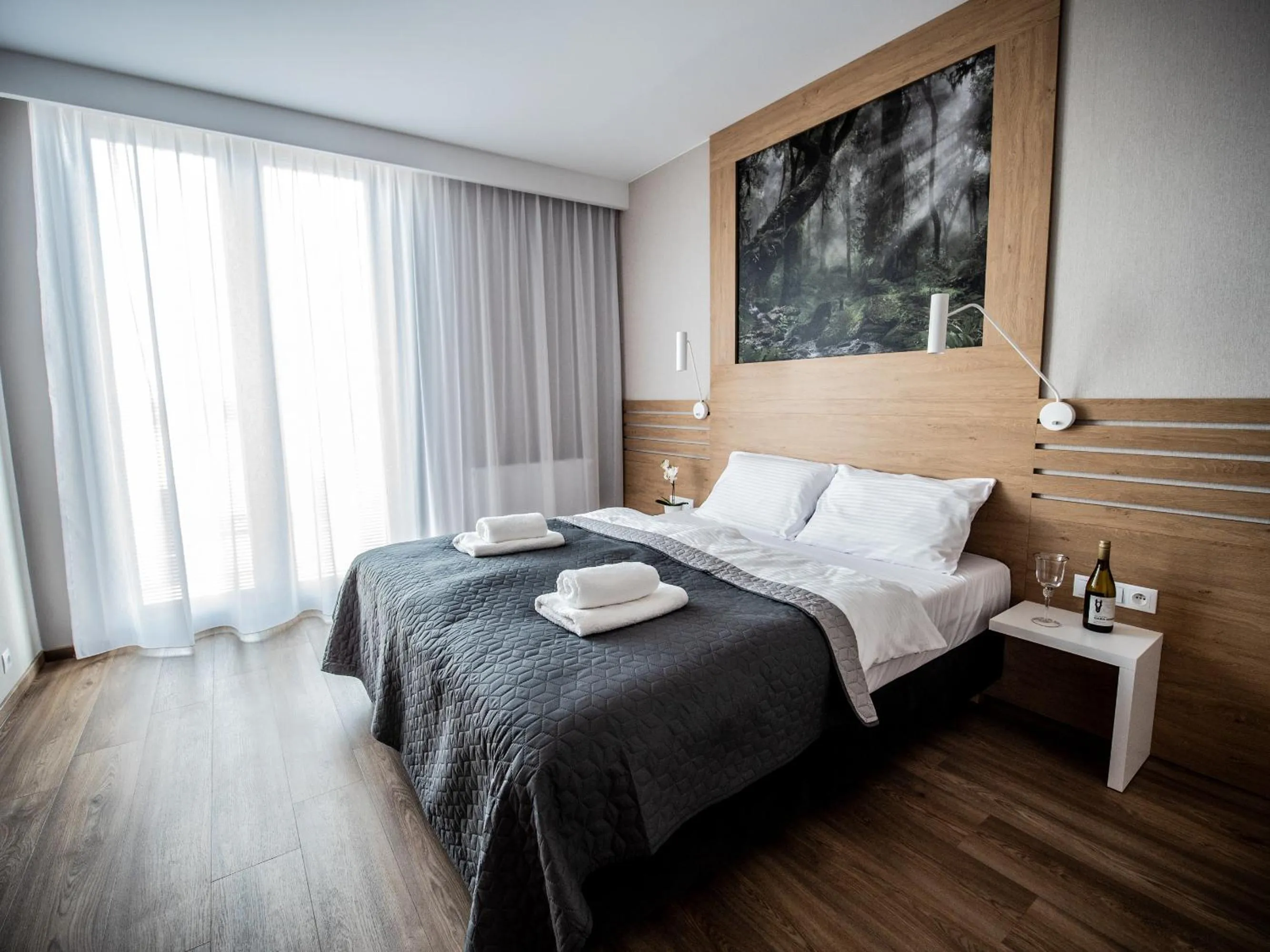 Bed in Hotel Panorama