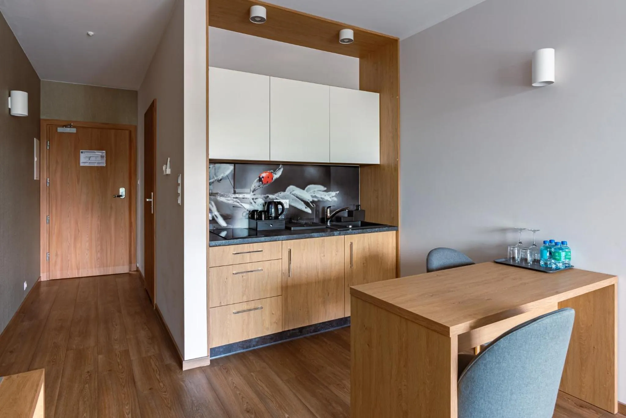 Kitchen or kitchenette in Hotel Panorama