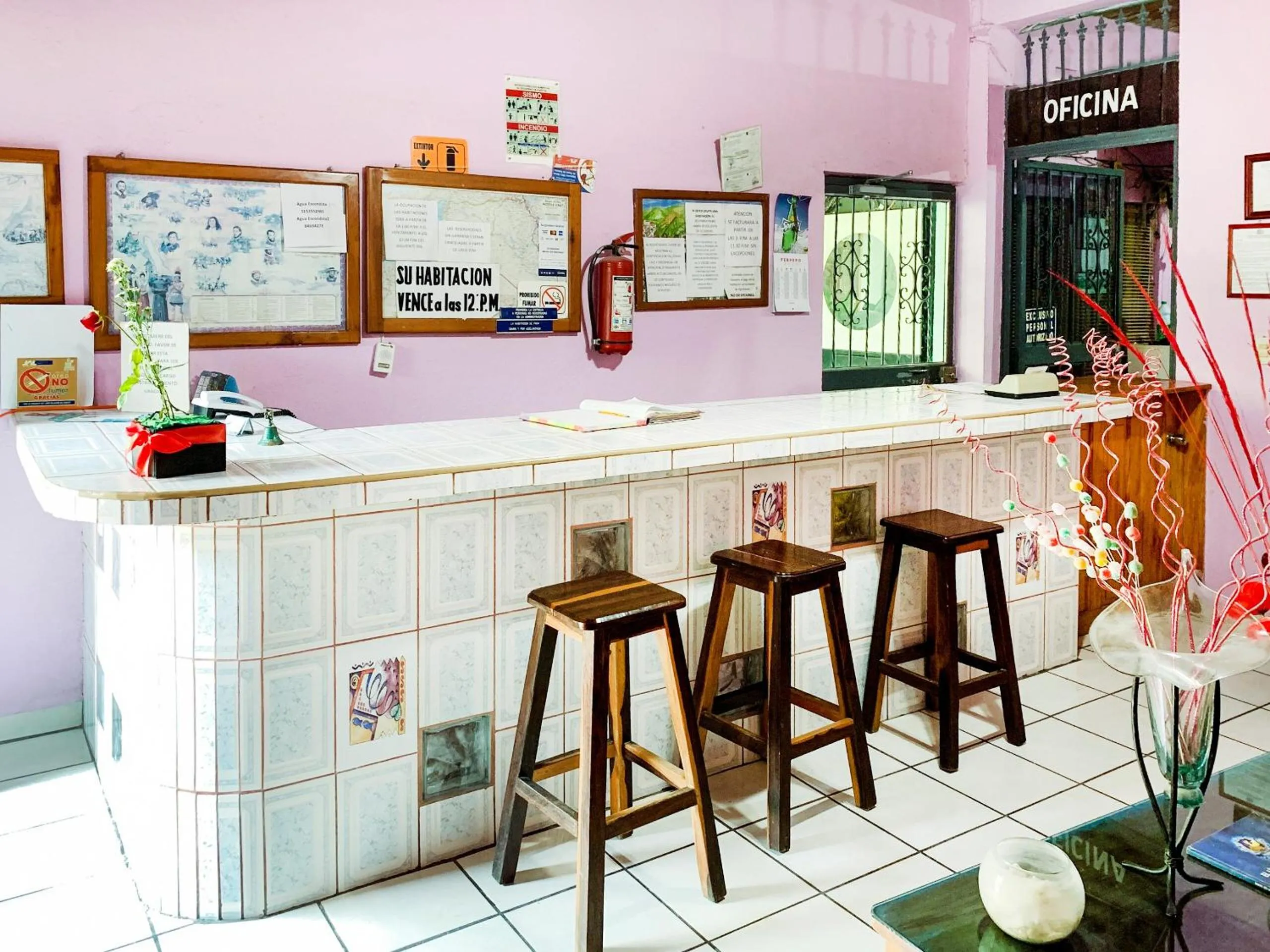 Lobby or reception in Hotel Posada Agua Escondida