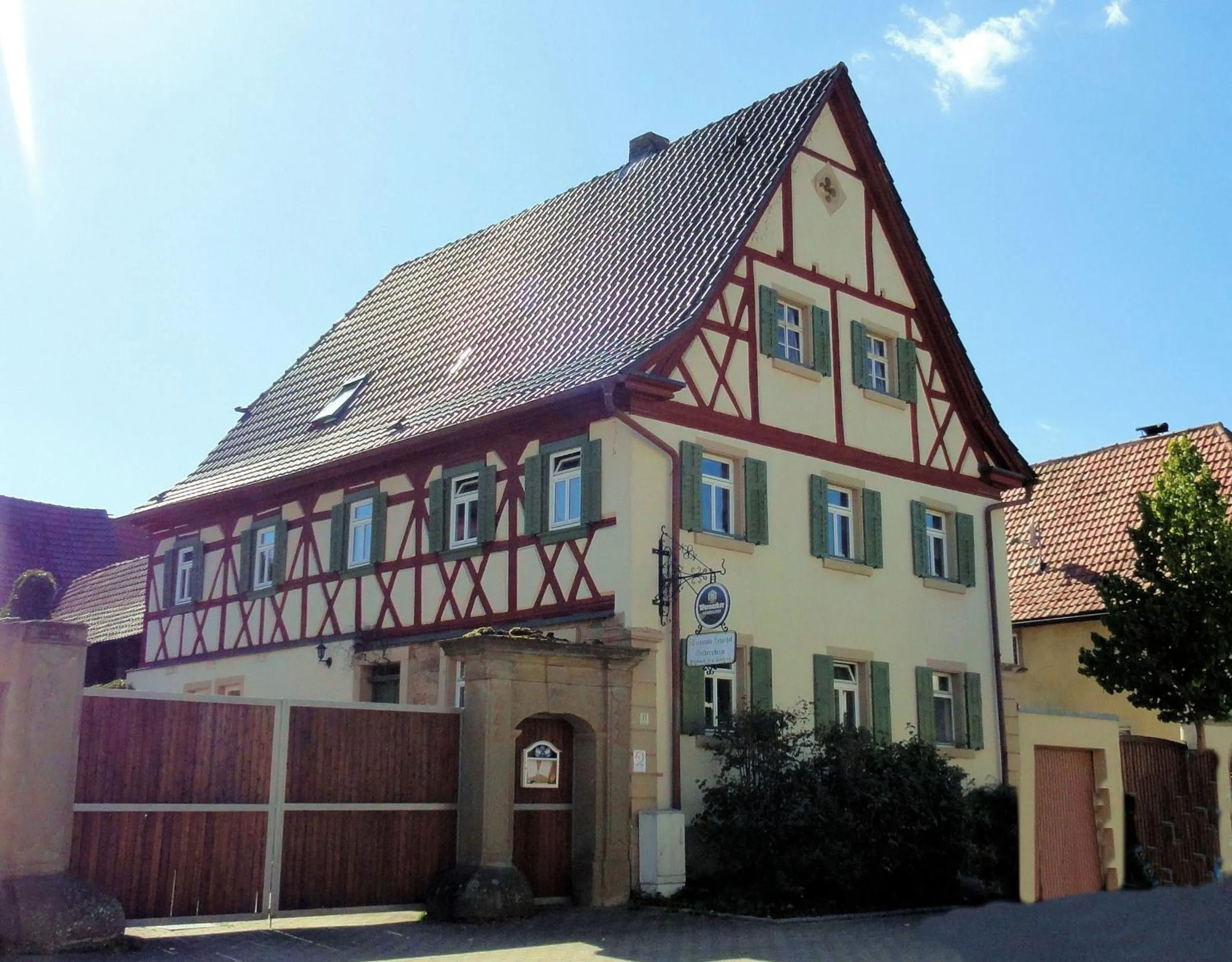 Facade/entrance in Zehnthof