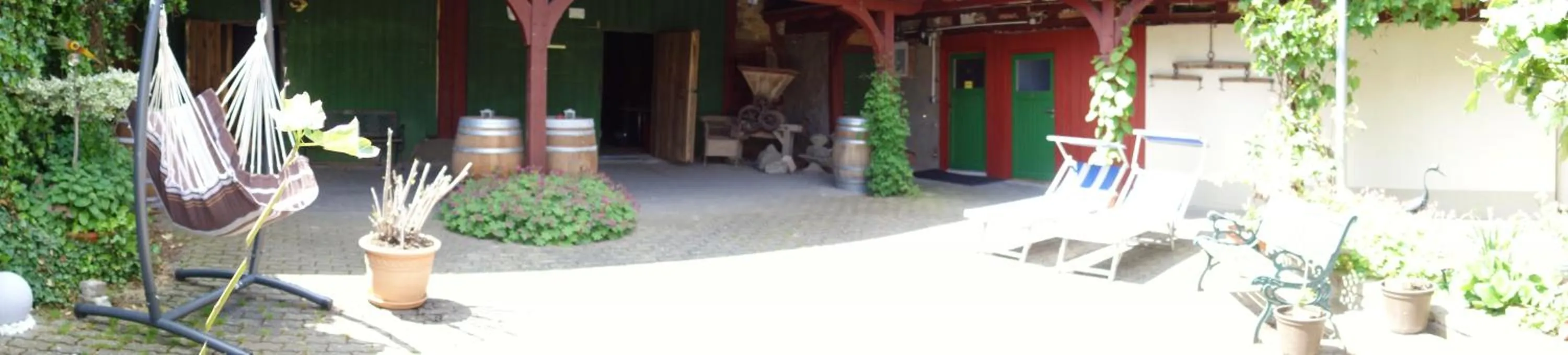 Garden view in Zehnthof