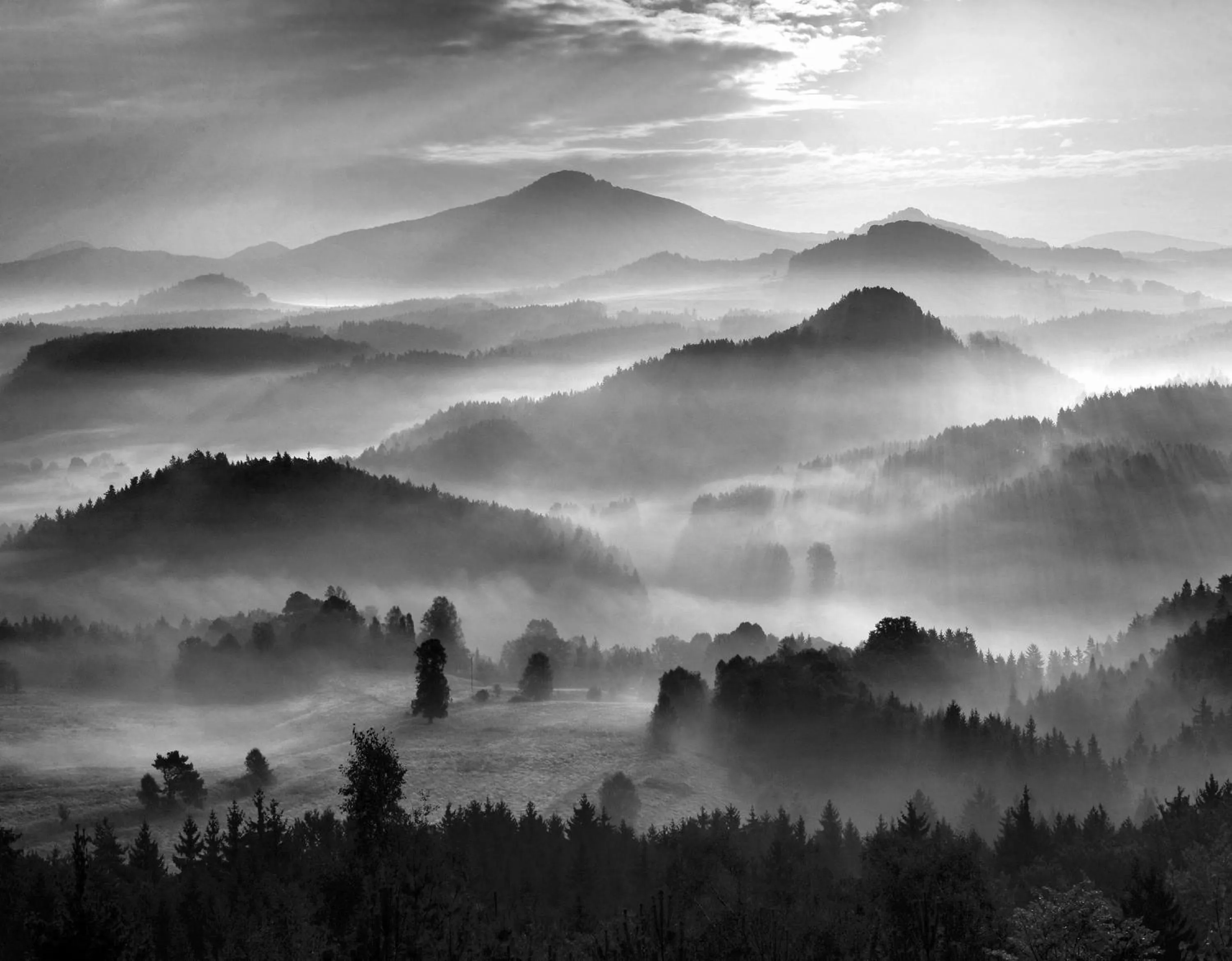 Natural landscape in Aparthotel Lípa